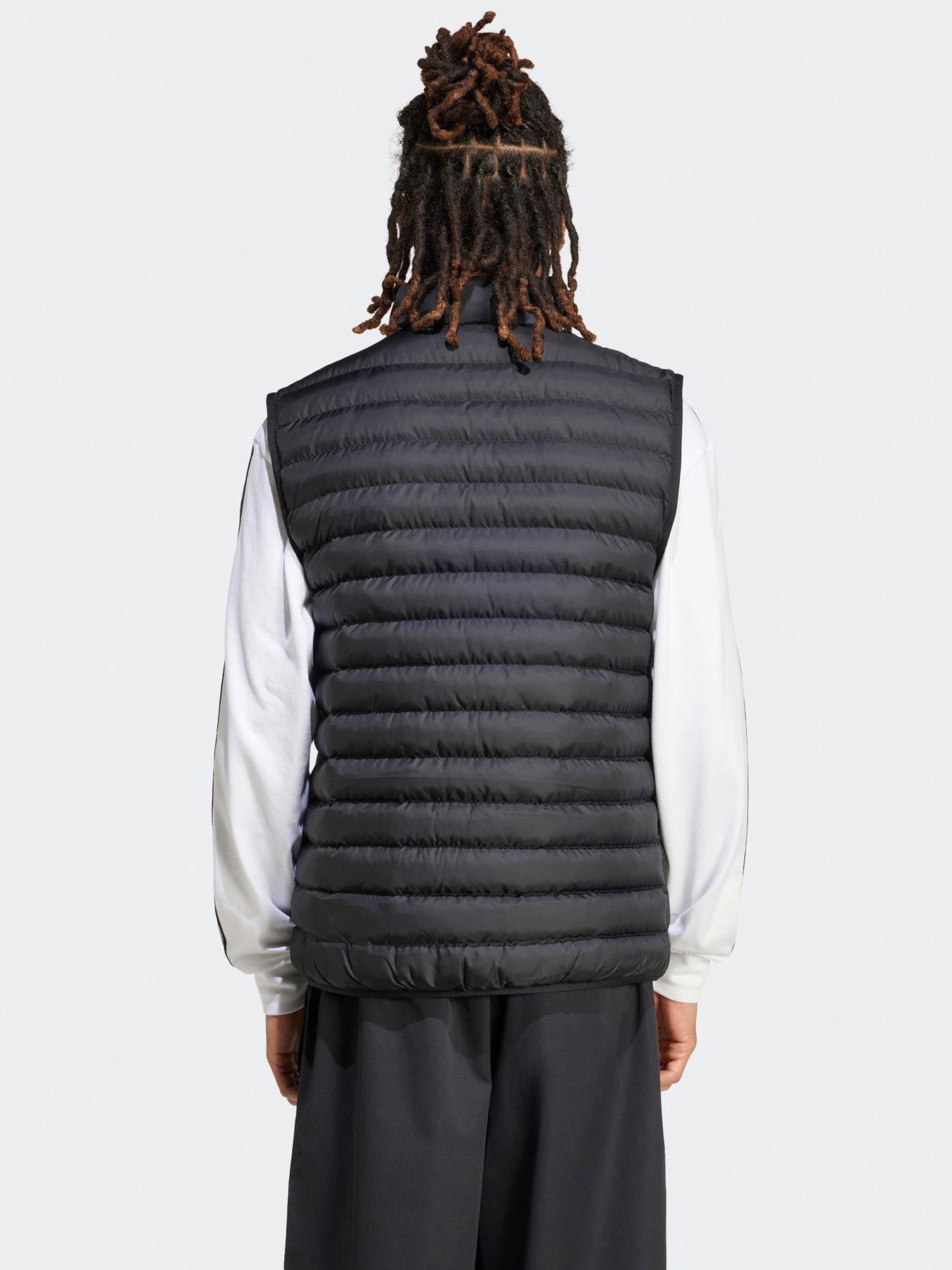 adidas-originals-mens-padded-vest-blackwhtiestillFront