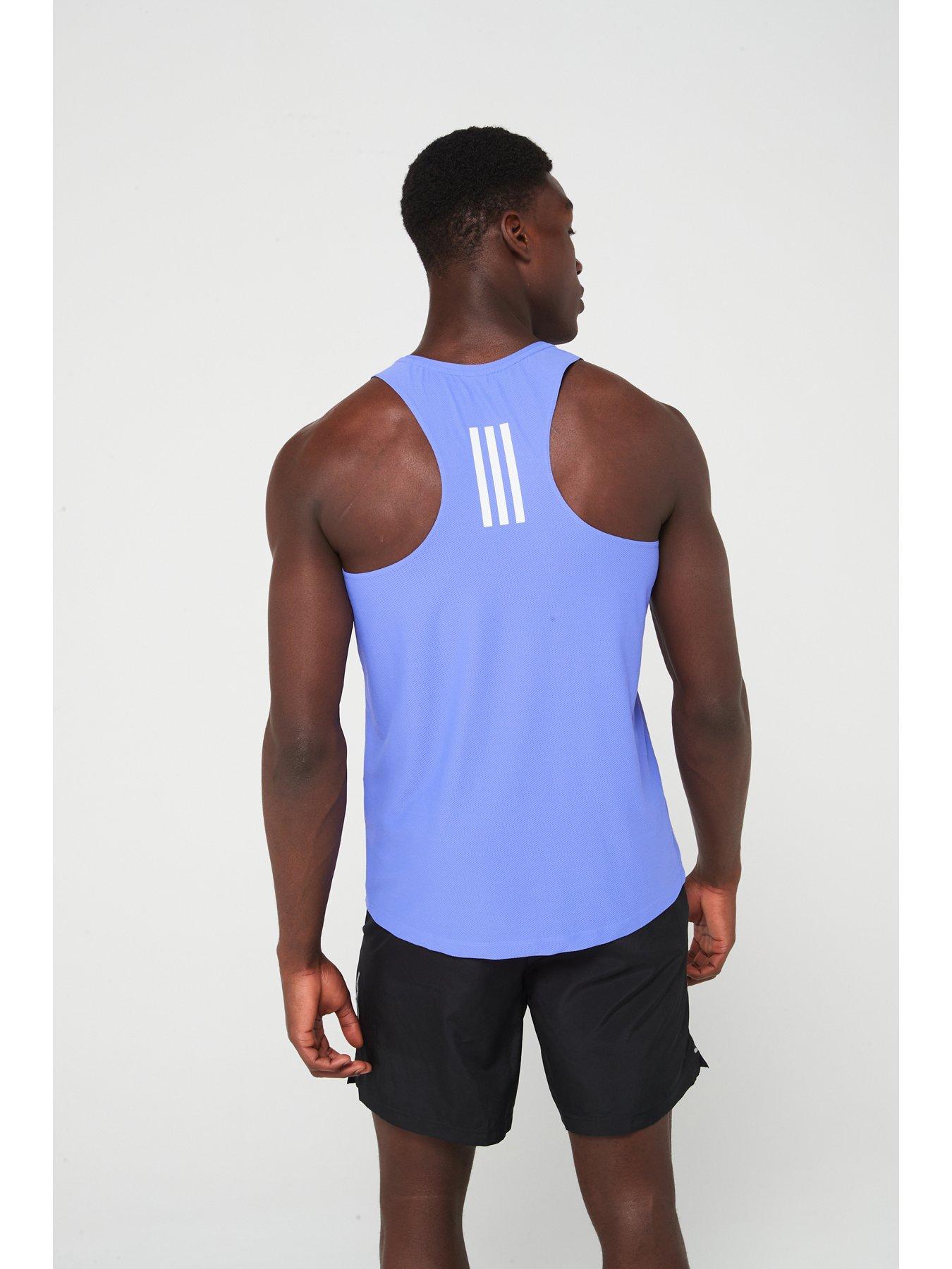 adidas-mens-running-own-the-run-tank-bluestillFront