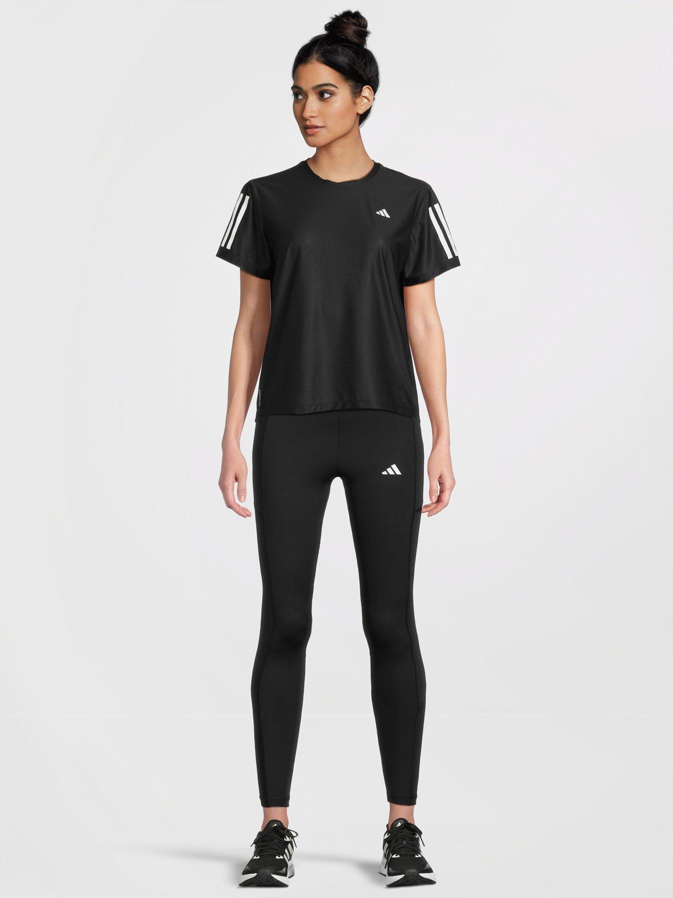 Image 3 of 5 of adidas Womens Training Tech Fit Stash Pocket Tights - Black