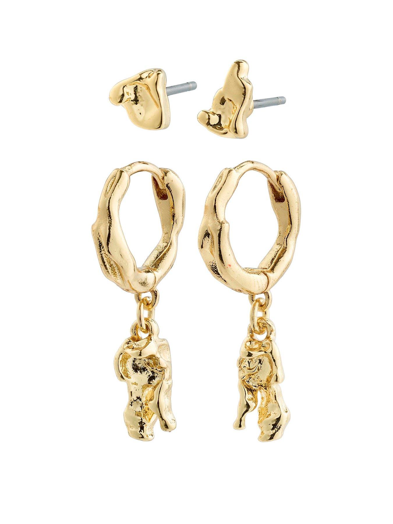 pilgrim-sea-earrings-2-in-1-set-gold-platedfront