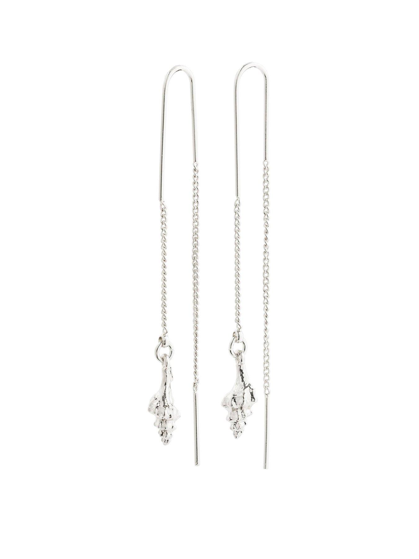 pilgrim-seanbspchain-earrings-silver-platedfront