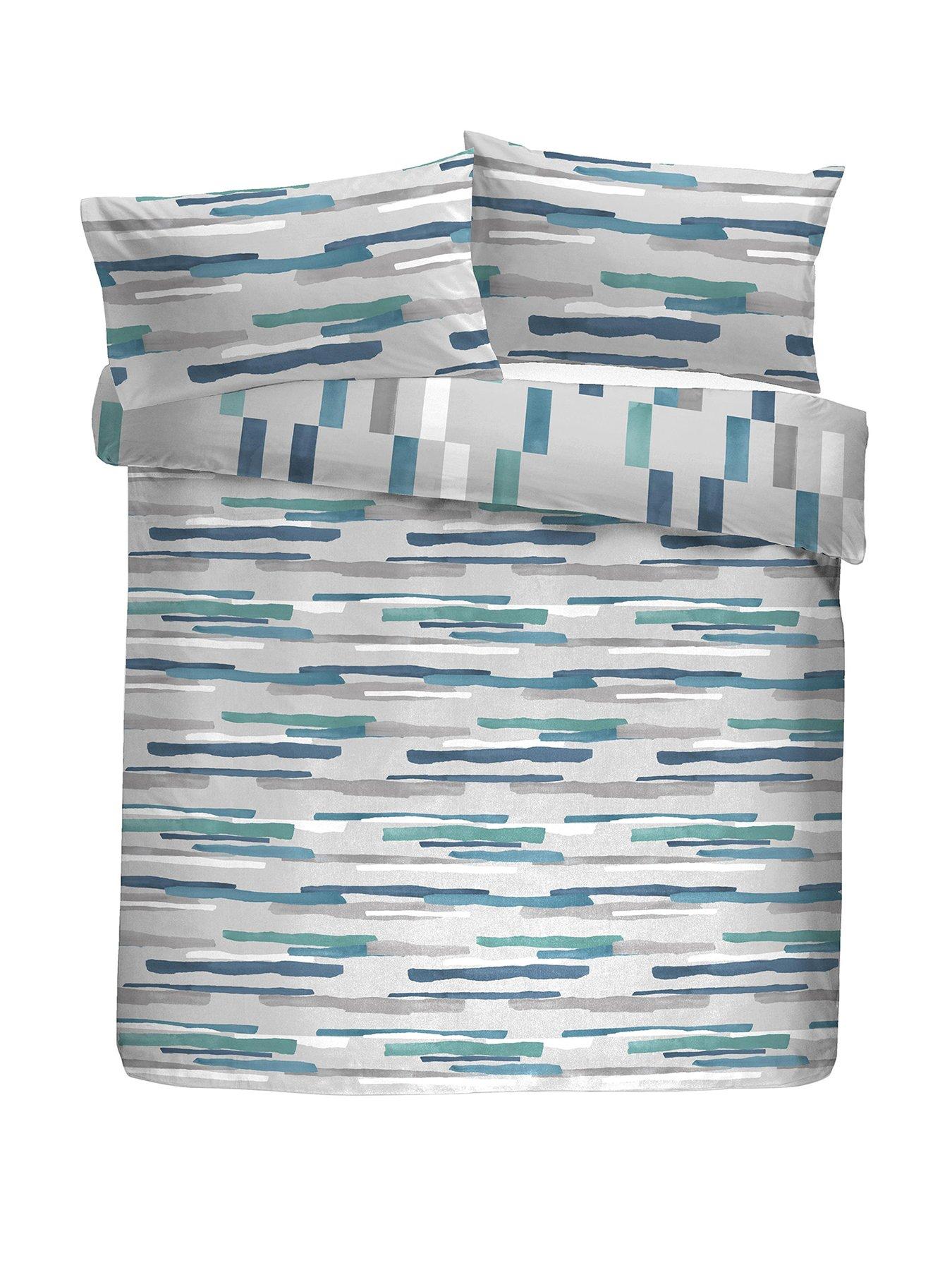 Image 2 of 4 of Fusion Clifton Stripe Duvet Cover