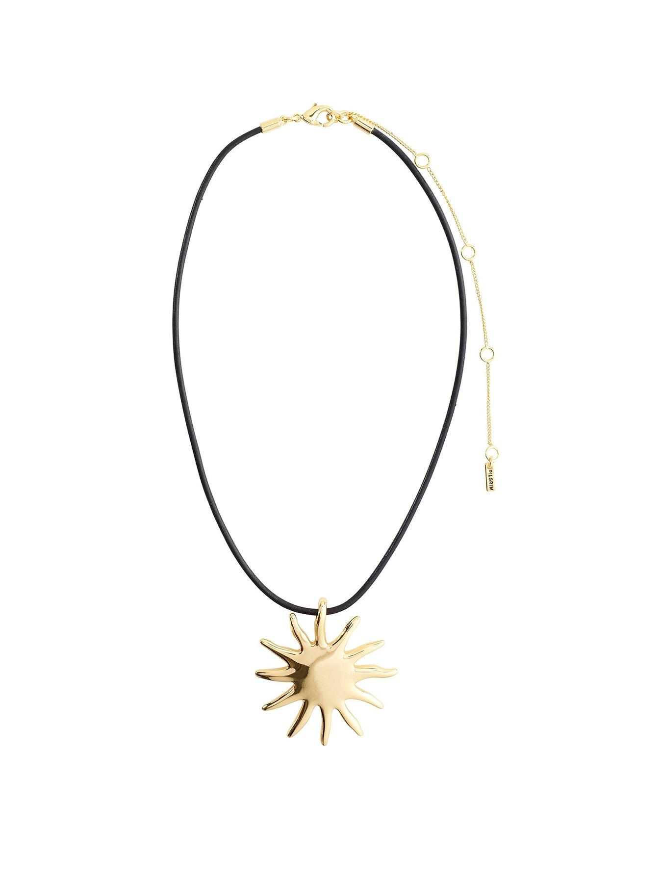 pilgrim-light-necklace-gold-plated