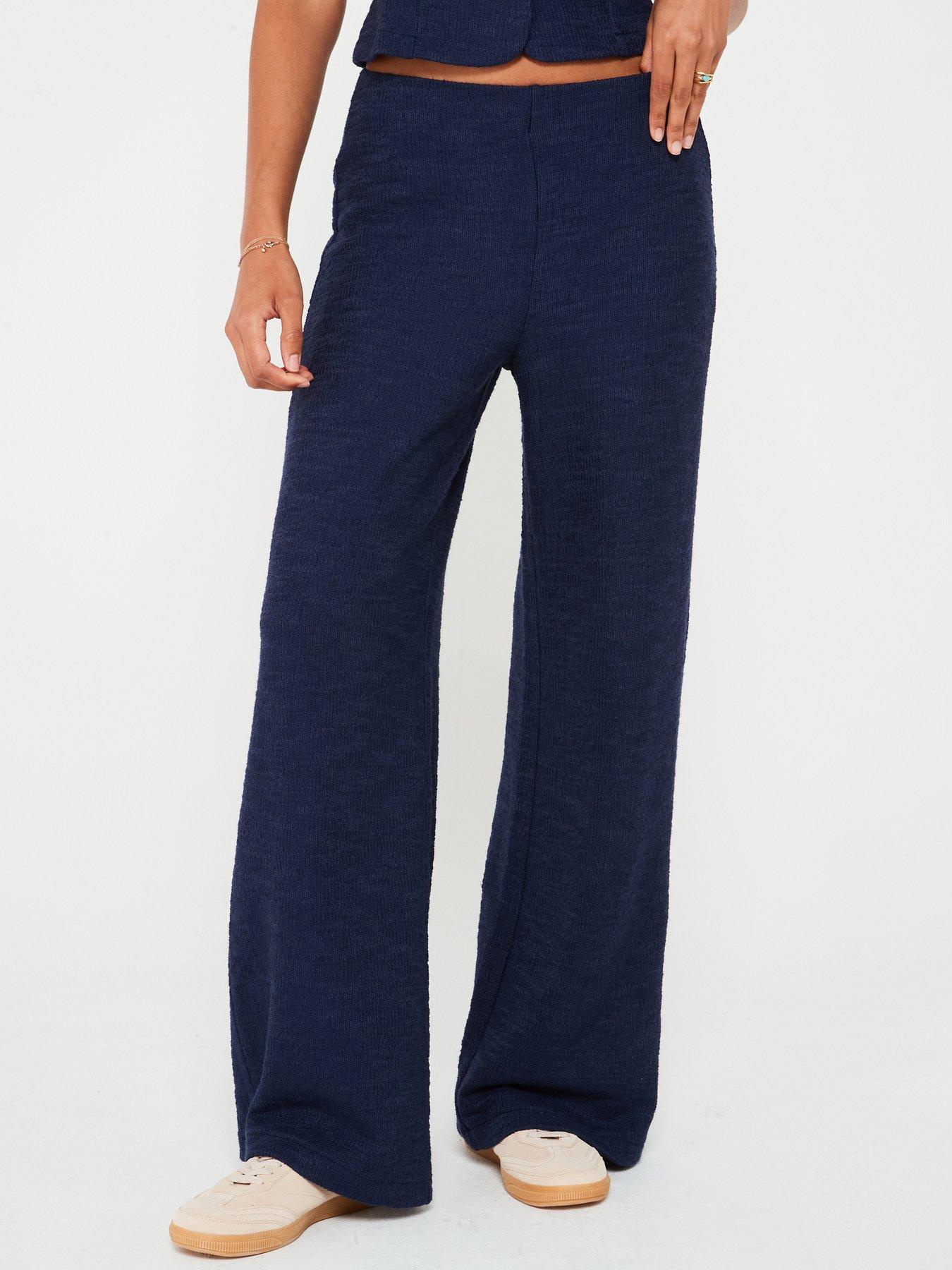 v-by-very-jersey-boucle-straight-leg-trouser-navy