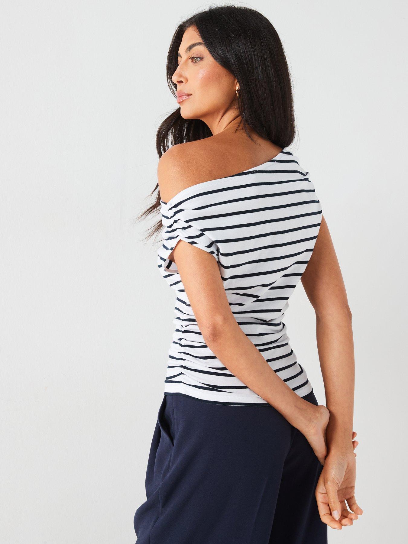 v-by-very-stripe-off-the-shoulder-jersey-top-printstillFront