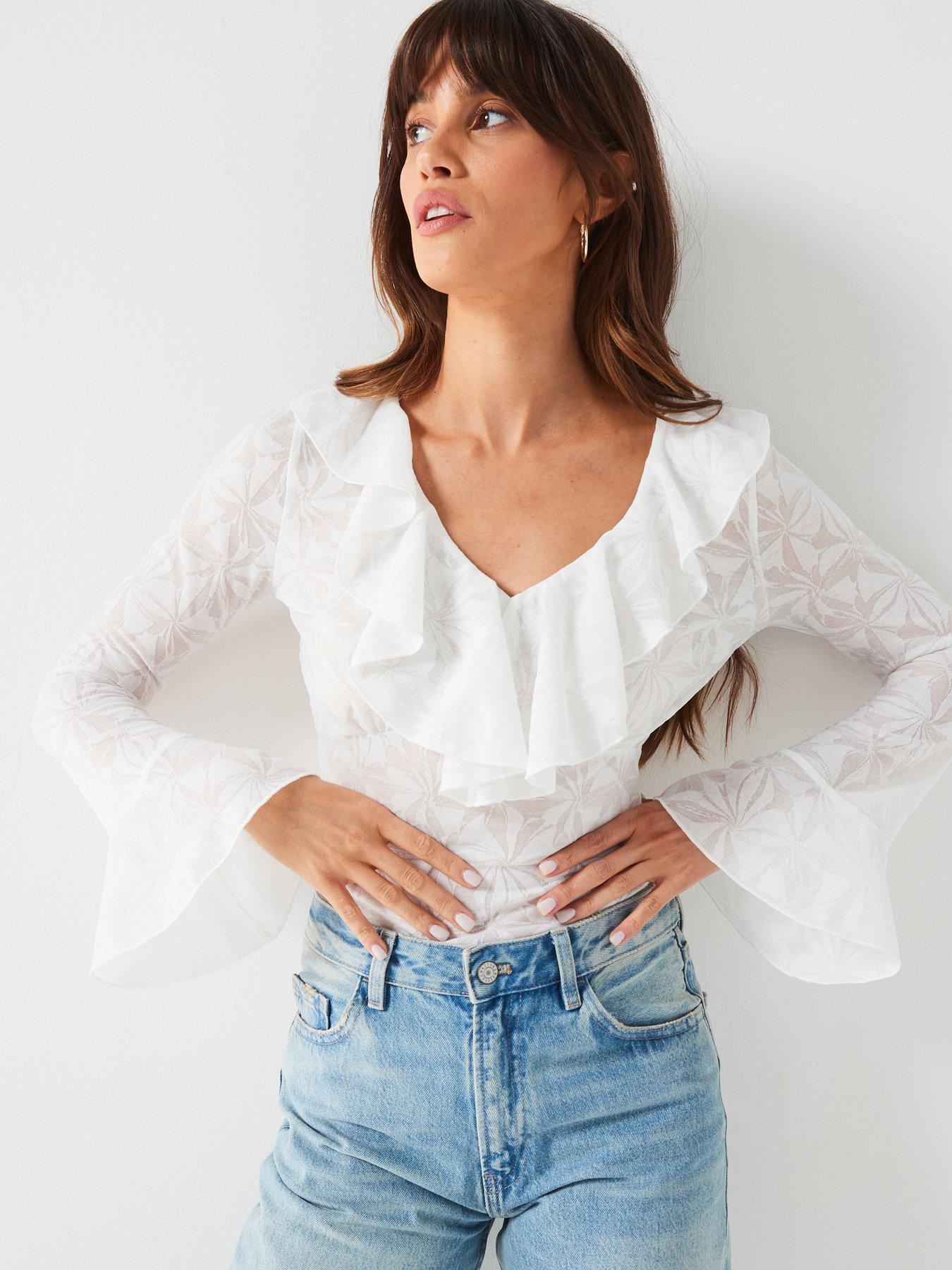 v-by-very-jersey-jacquard-ruffle-top-cream