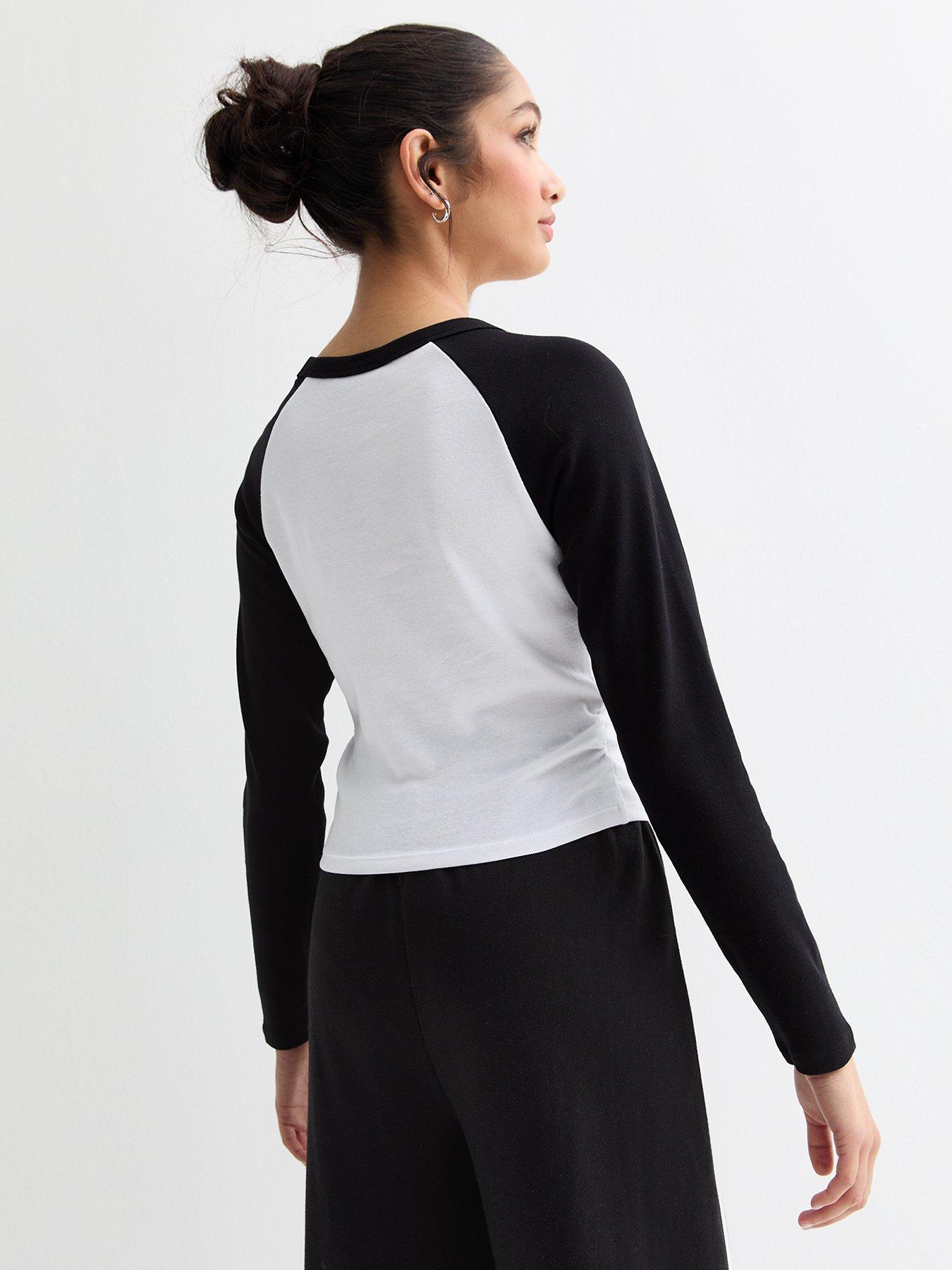 new-look-915-girls-black-long-sleeve-raglan-topback