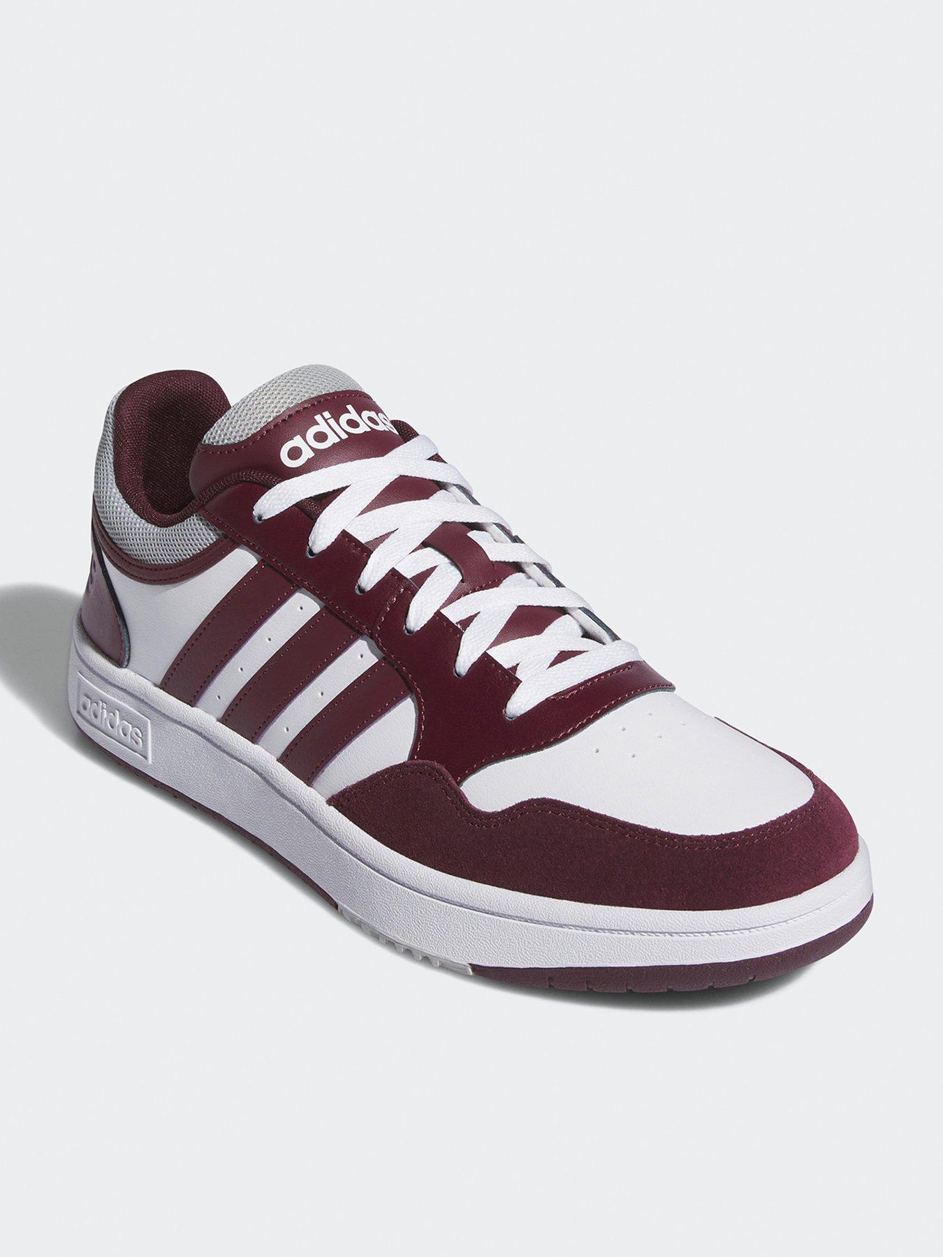 adidas-sportswear-mens-hoops-30-trainers-whiteredstillFront