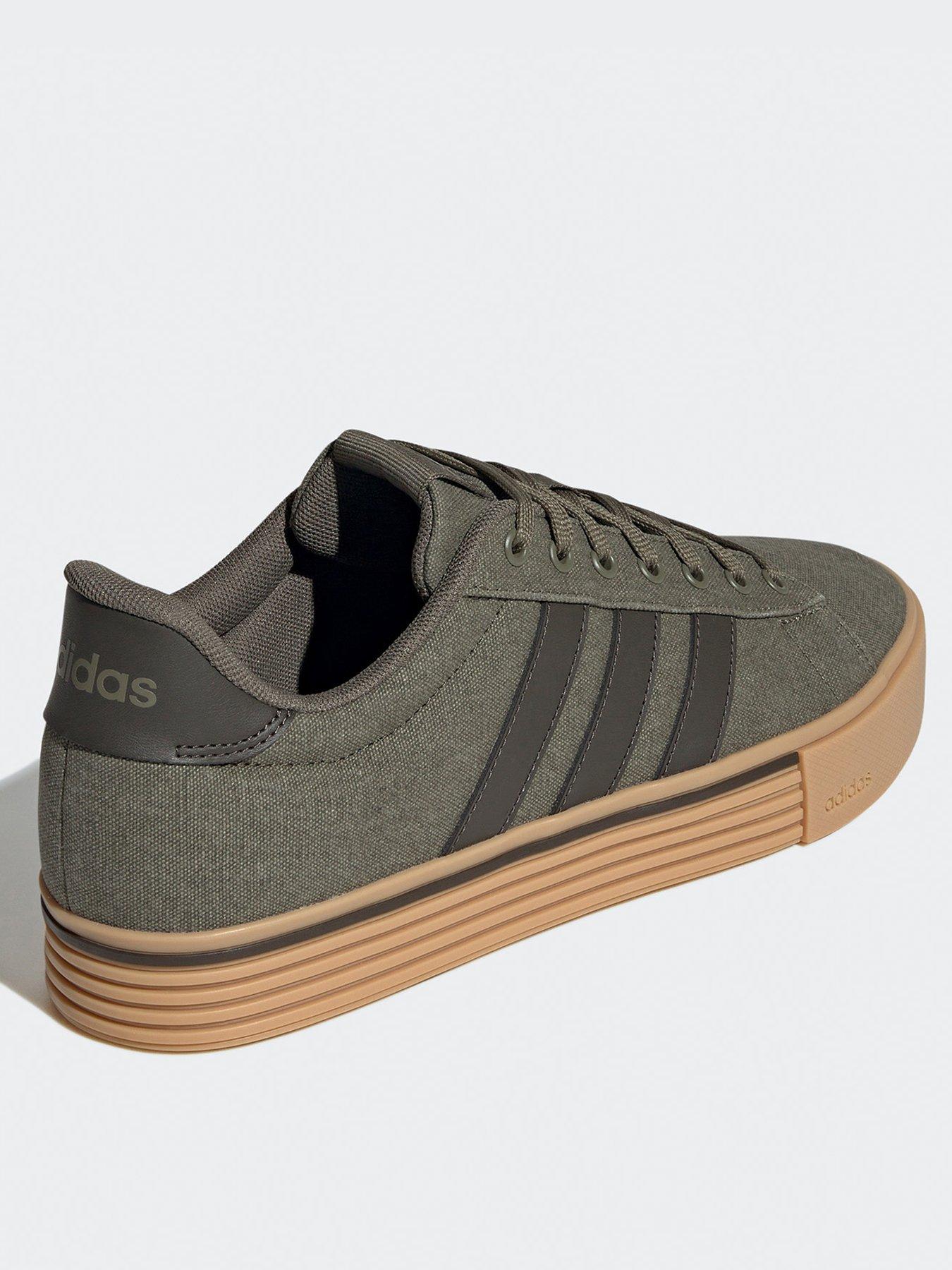 adidas-sportswear-mens-canvas-daily-40-trainers-khakiback