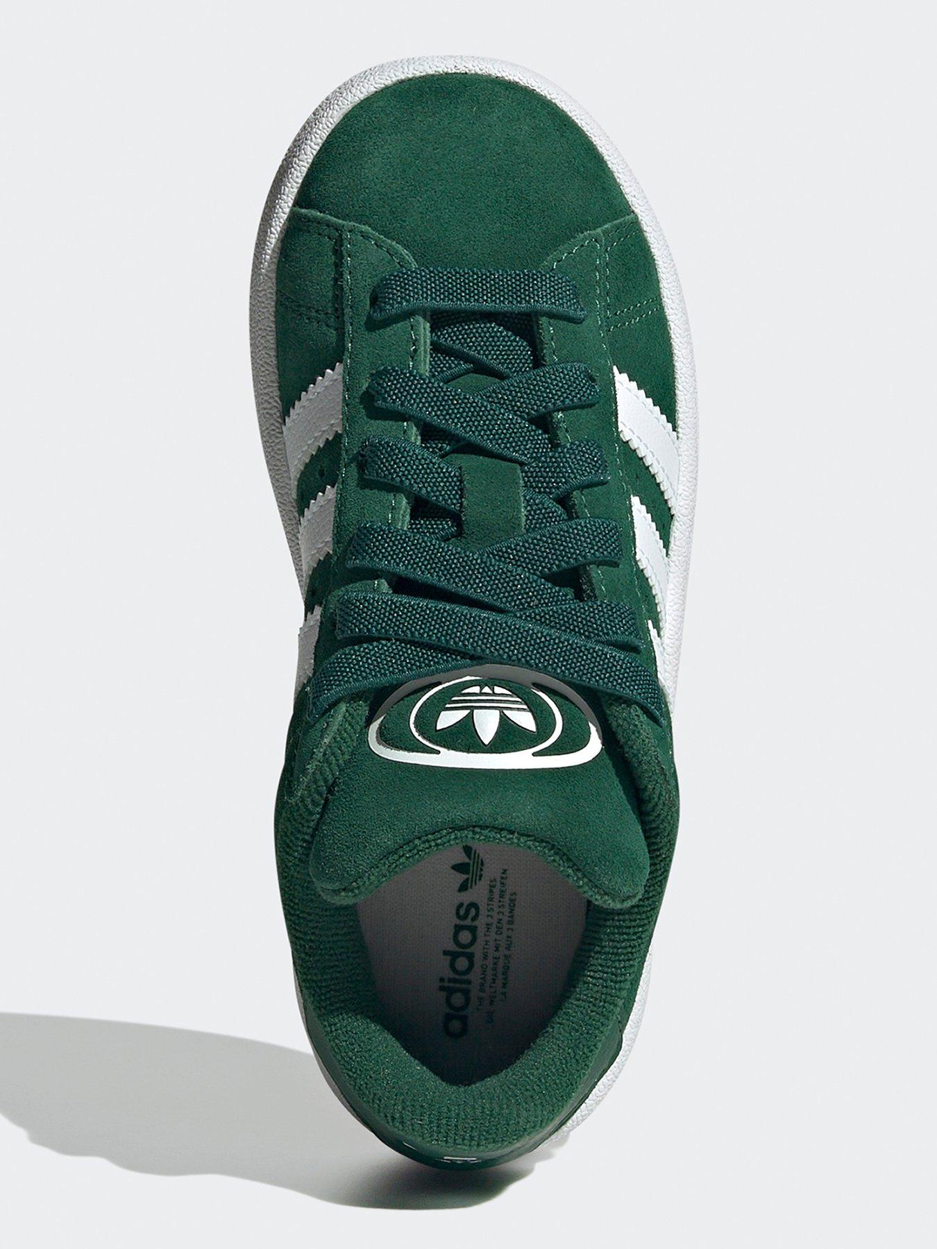 adidas-originals-kids-unisex-campus-00s-elastic-trainers-dark-greenoutfit