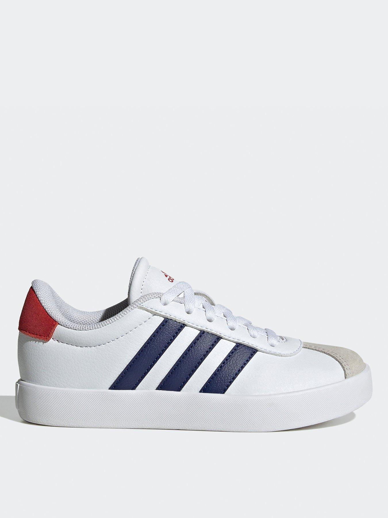 adidas-sportswear-kids-vl-court-30-trainers-whitedark-bluefront