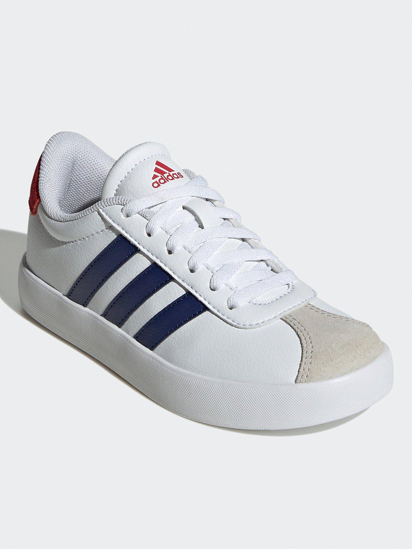 adidas-sportswear-kids-vl-court-30-trainers-whitedark-bluestillFront