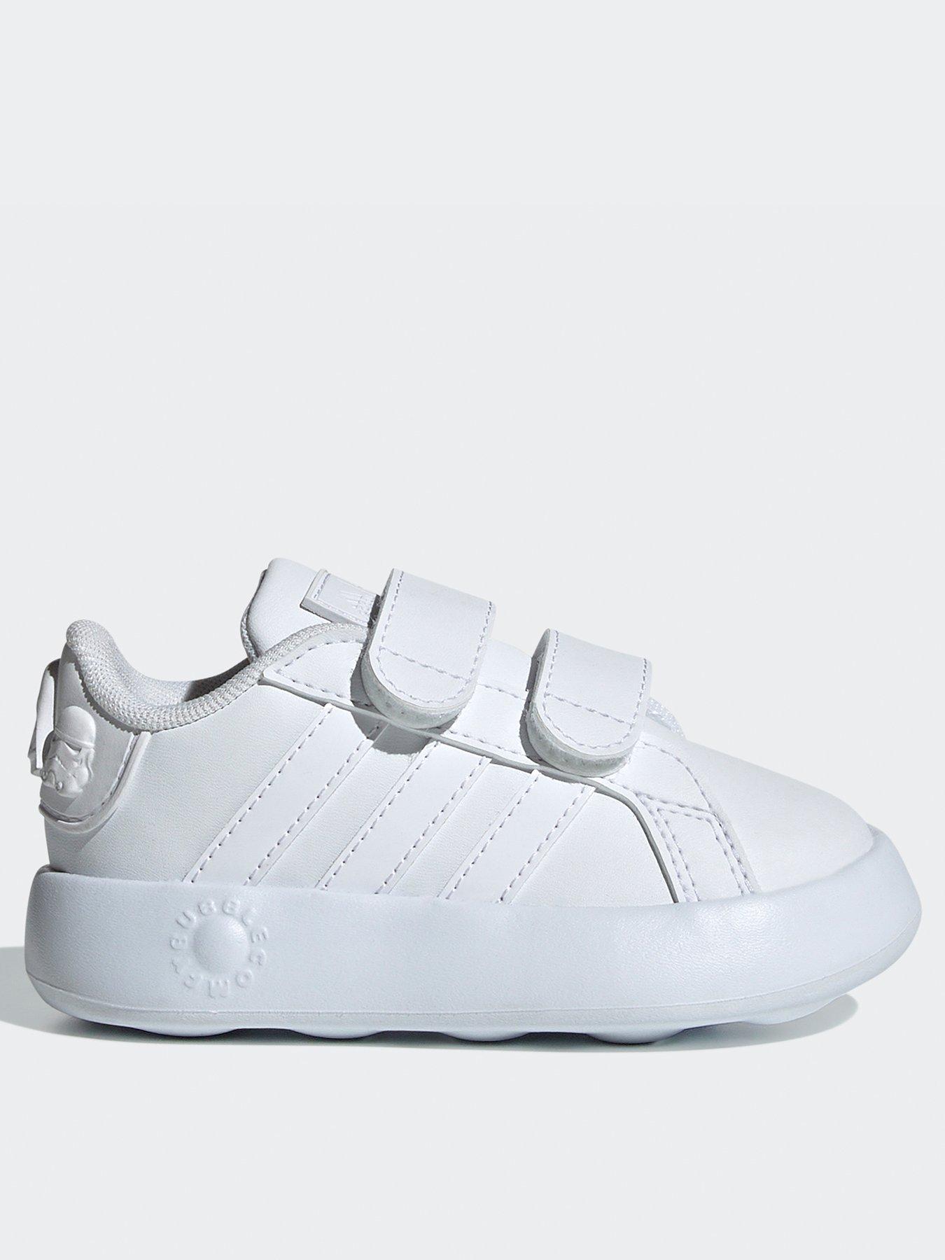 adidas-sportswear-infant-star-wars-grand-court-velcro-trainers-white