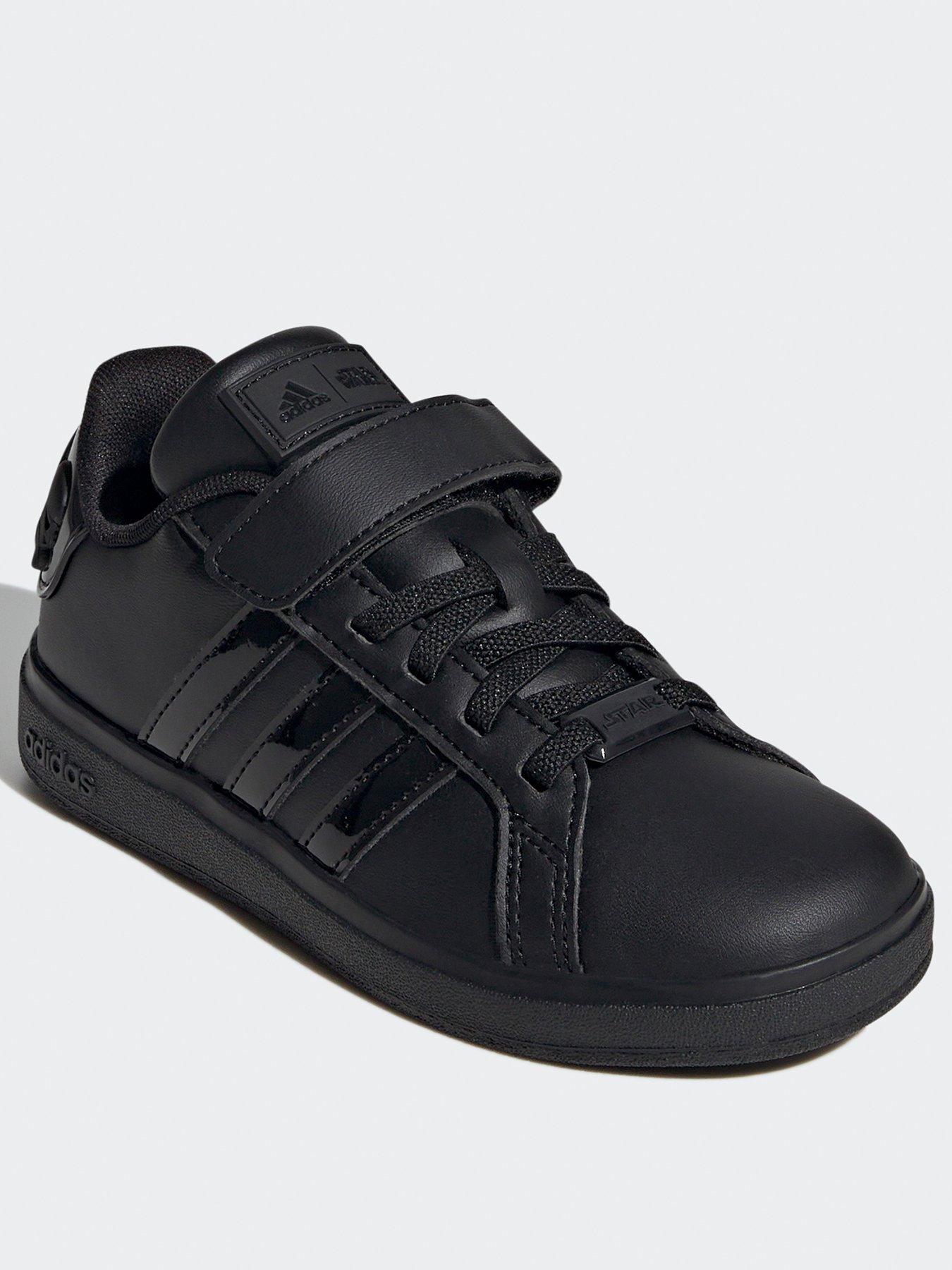 adidas-sportswear-kids-star-wars-grand-court-20-elasticated-trainers-blackstillFront