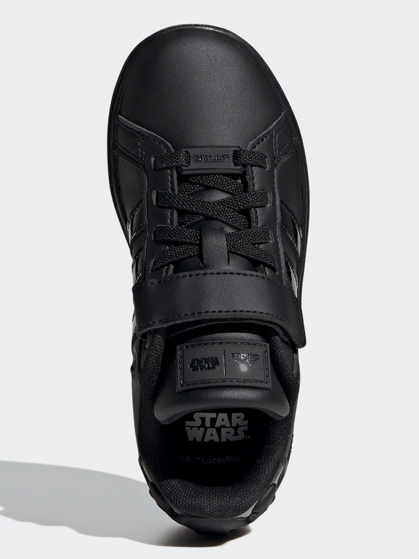 adidas-sportswear-kids-star-wars-grand-court-20-elasticated-trainers-blackoutfit