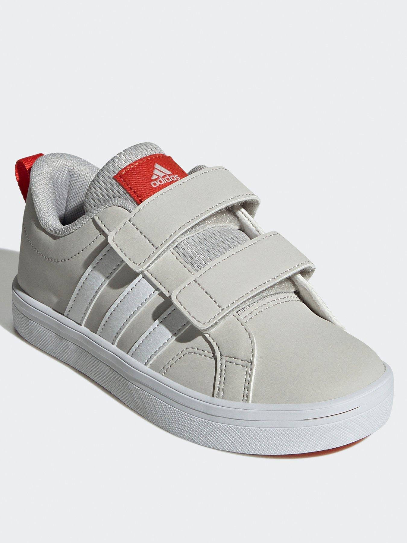 adidas-sportswear-kids-vs-pace-20-velcro-trainers-greywhitestillFront