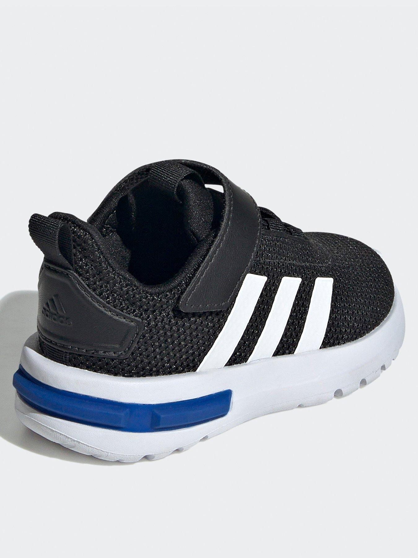 adidas-sportswear-infant-racer-tr23-elasticated-trainers-blackwhiteback