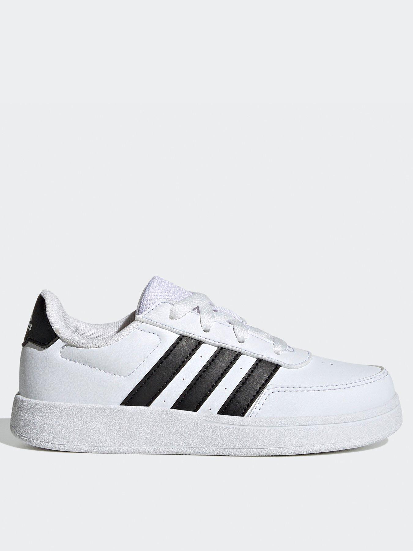 adidas-sportswear-kids-breaknet-20-trainers-whiteblackfront