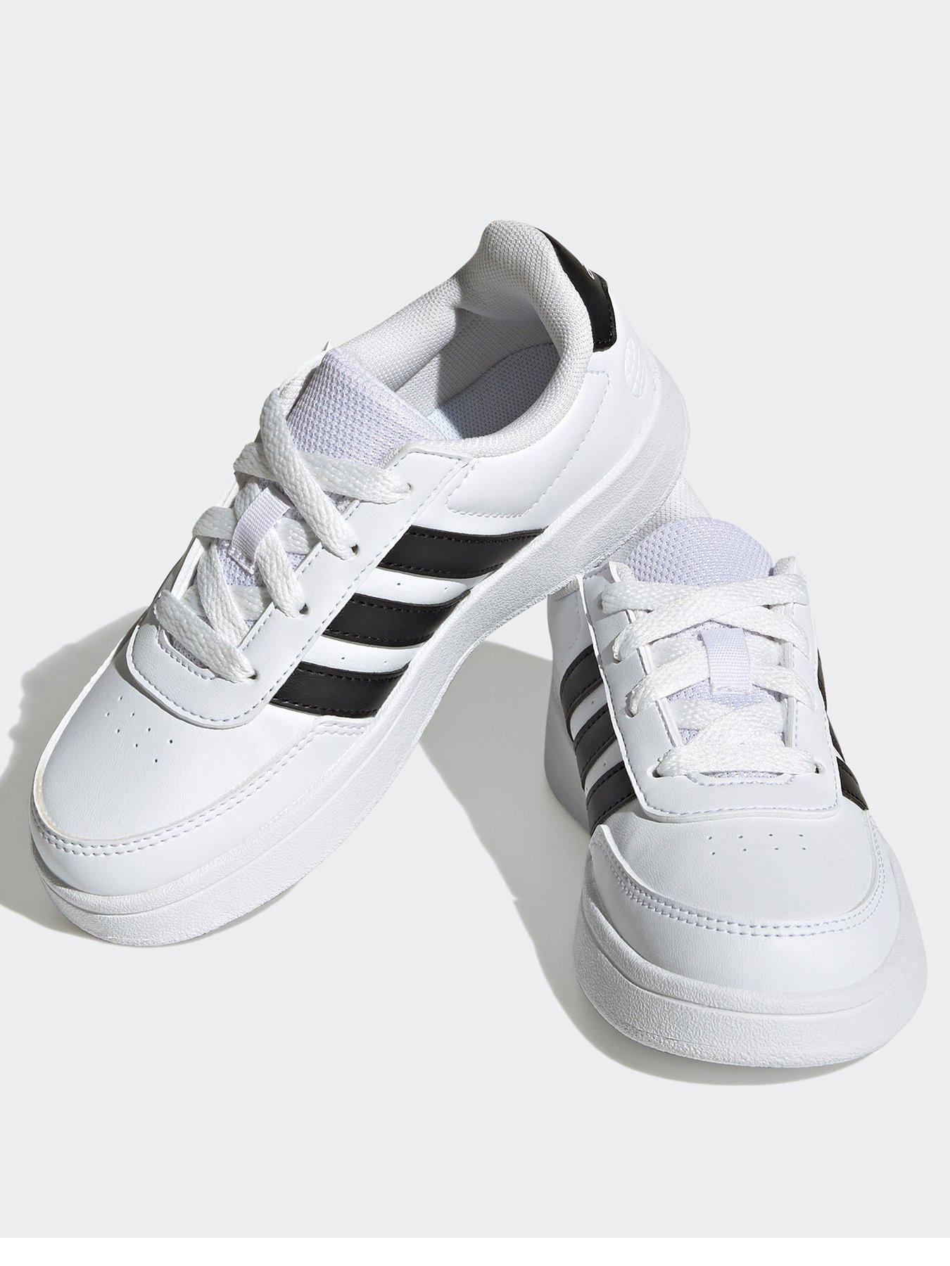 adidas-sportswear-kids-breaknet-20-trainers-whiteblackstillFront