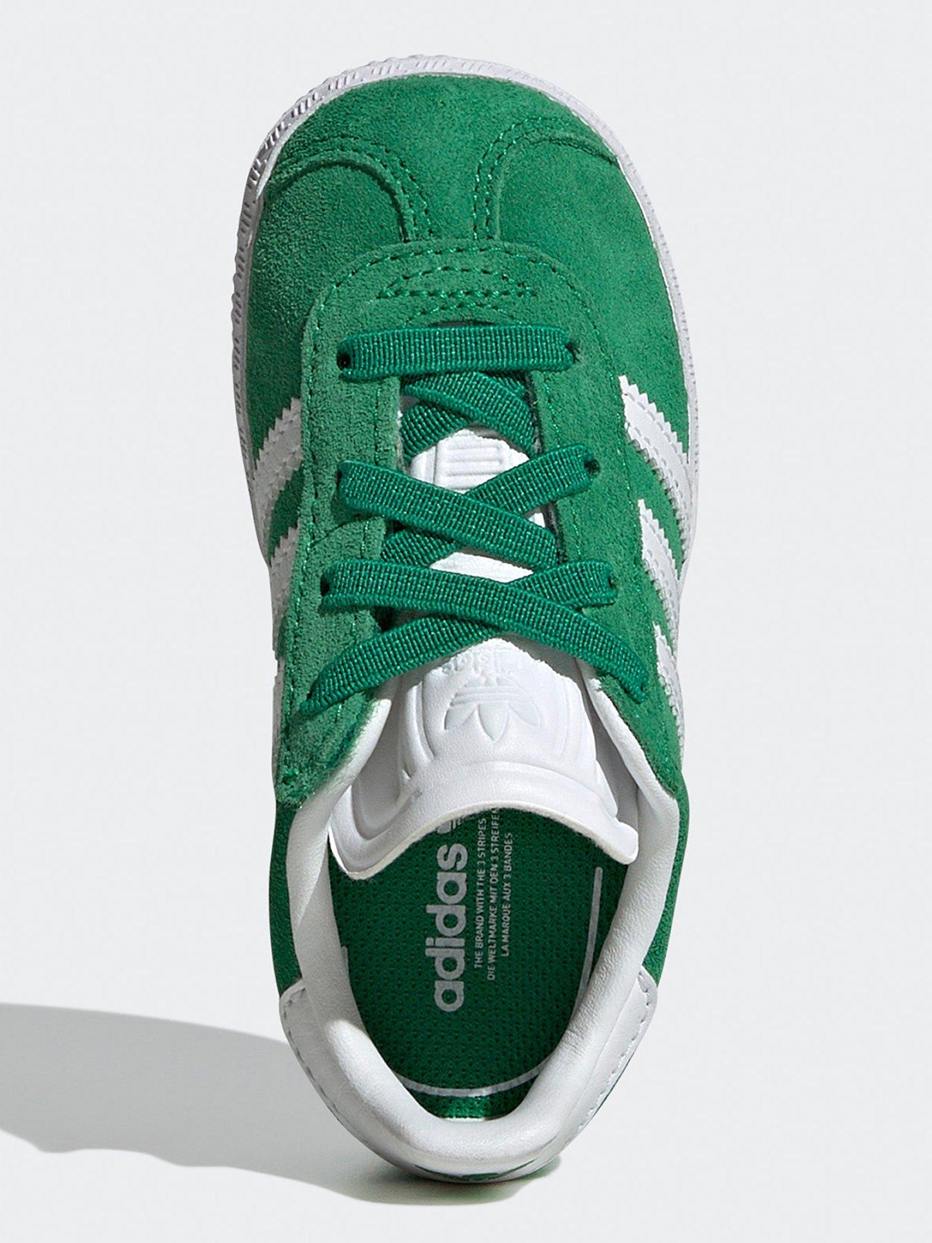 adidas-originals-unisex-infant-gazelle-elastic-trainers-greenoutfit