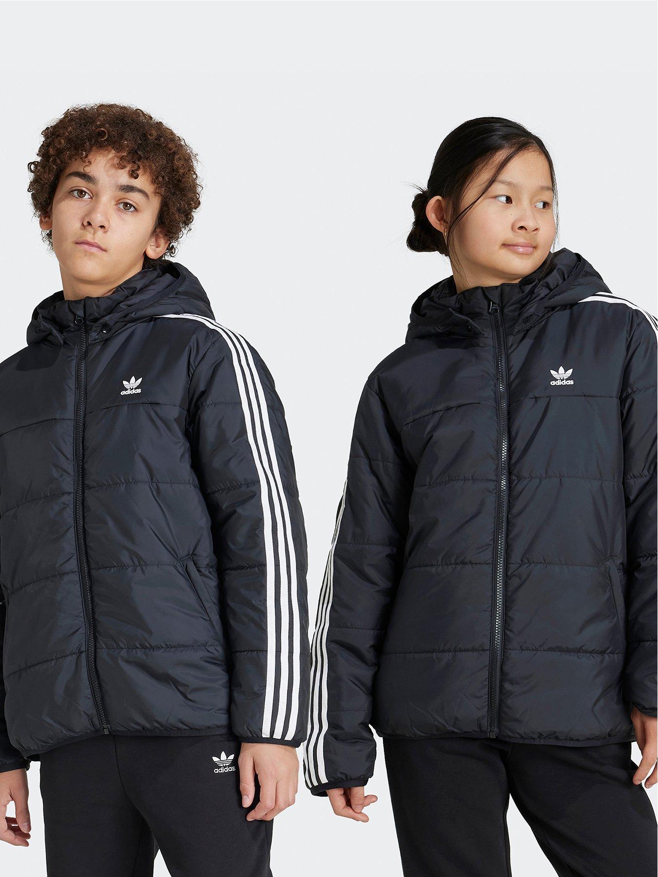 Image 1 of 5 of adidas Originals Older Unisex Padded Jacket - Black