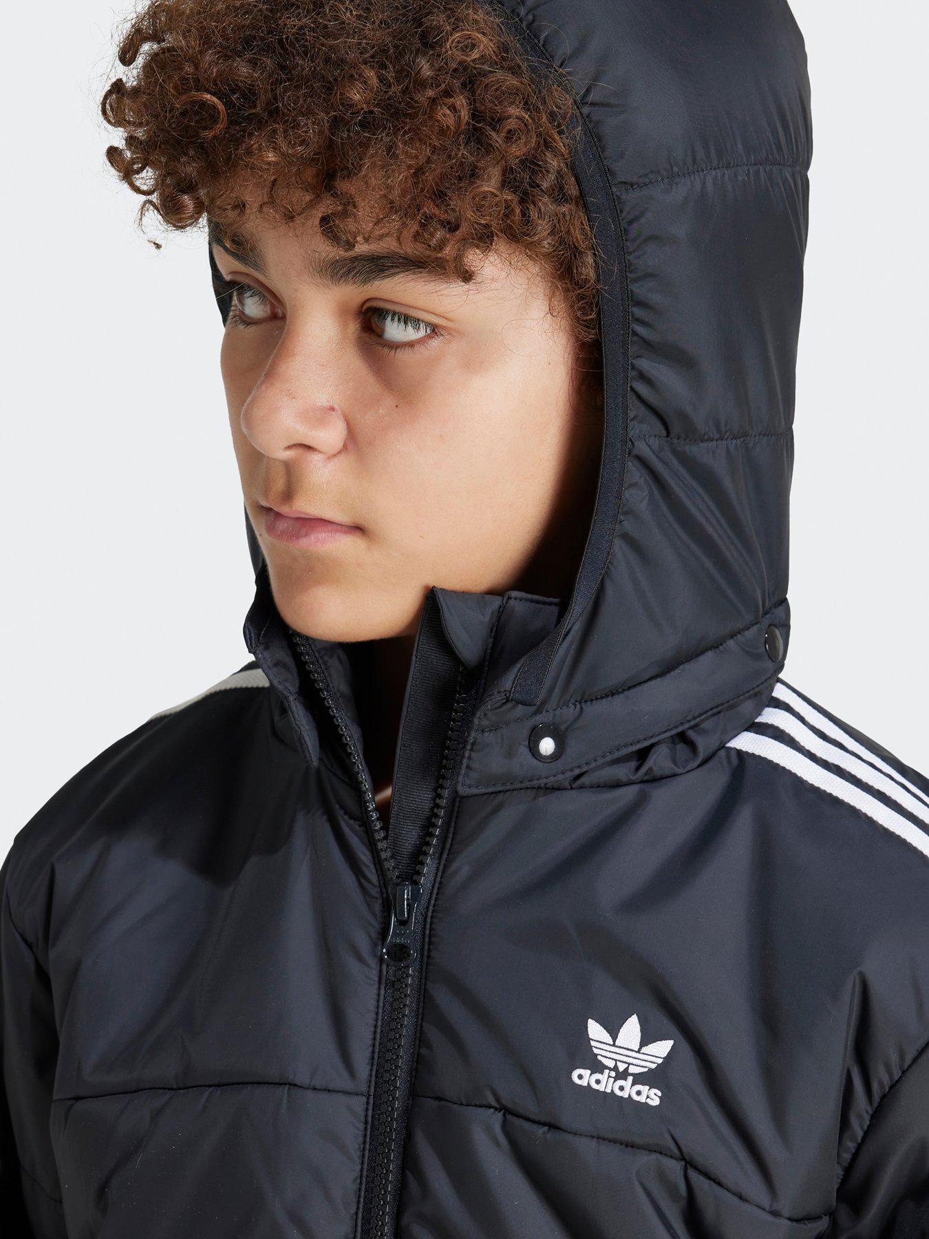 Image 4 of 5 of adidas Originals Older Unisex Padded Jacket - Black