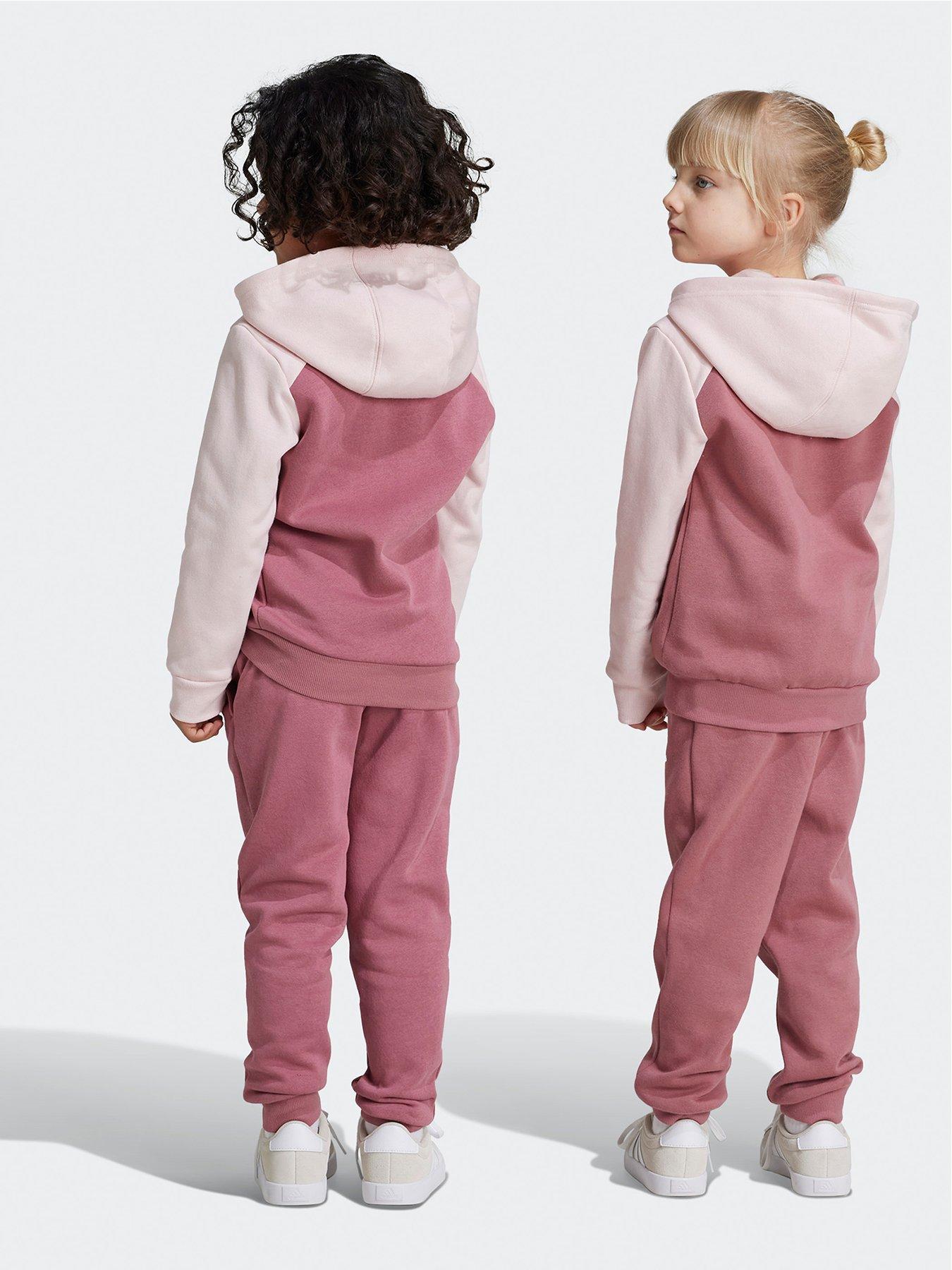 adidas-sportswear-younger-girls-essentials-fleece-tracksuit-pinkback