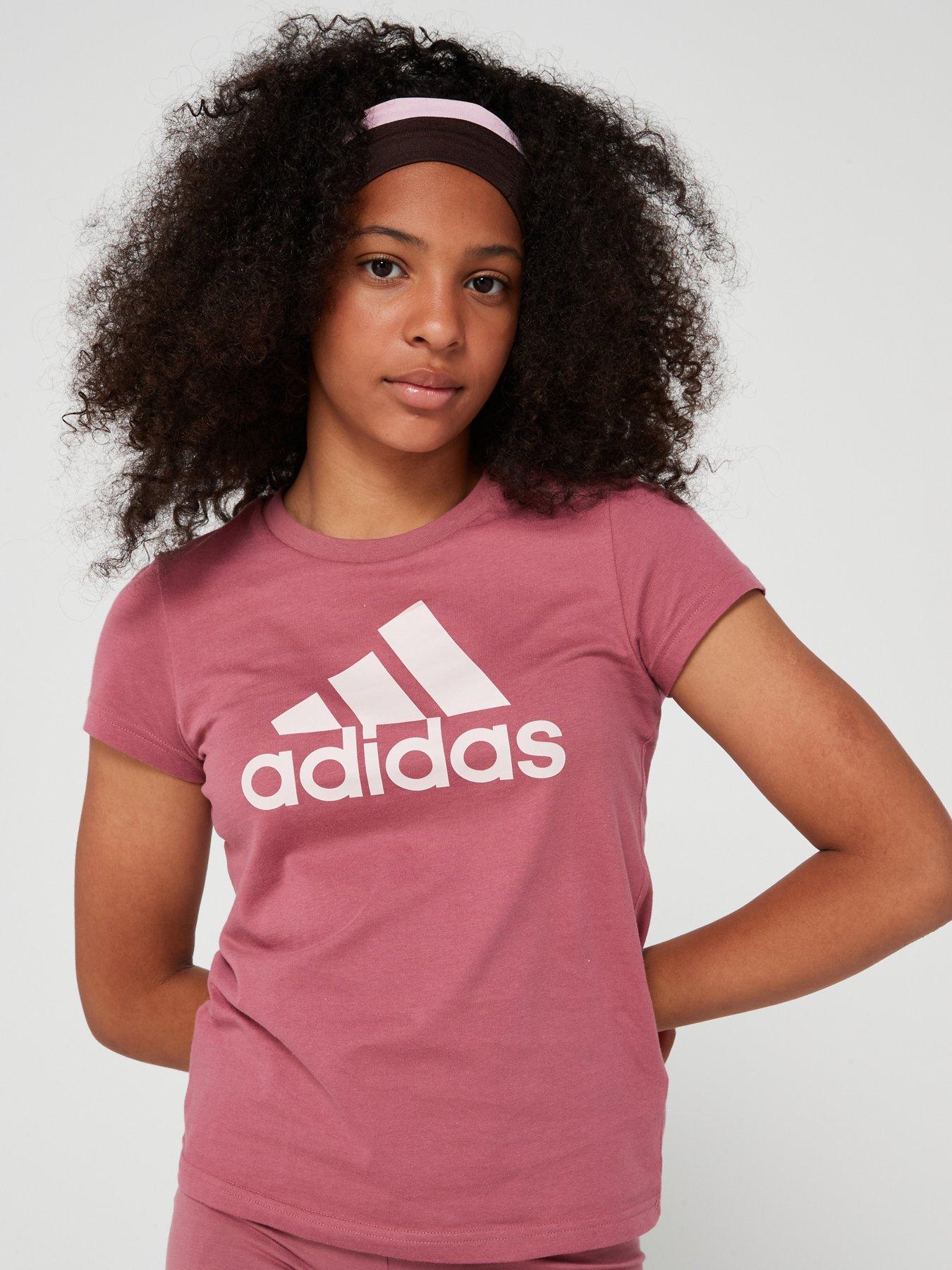 adidas-sportswear-junior-girls-essentials-big-logo-t-shirt-pinkdetail