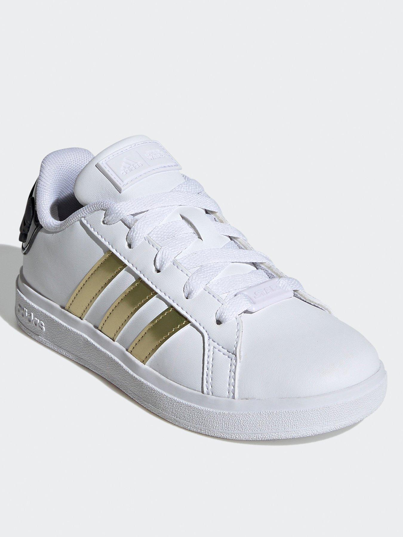 adidas-sportswear-kids-star-wars-grand-court-20-trainers-whitegoldstillFront