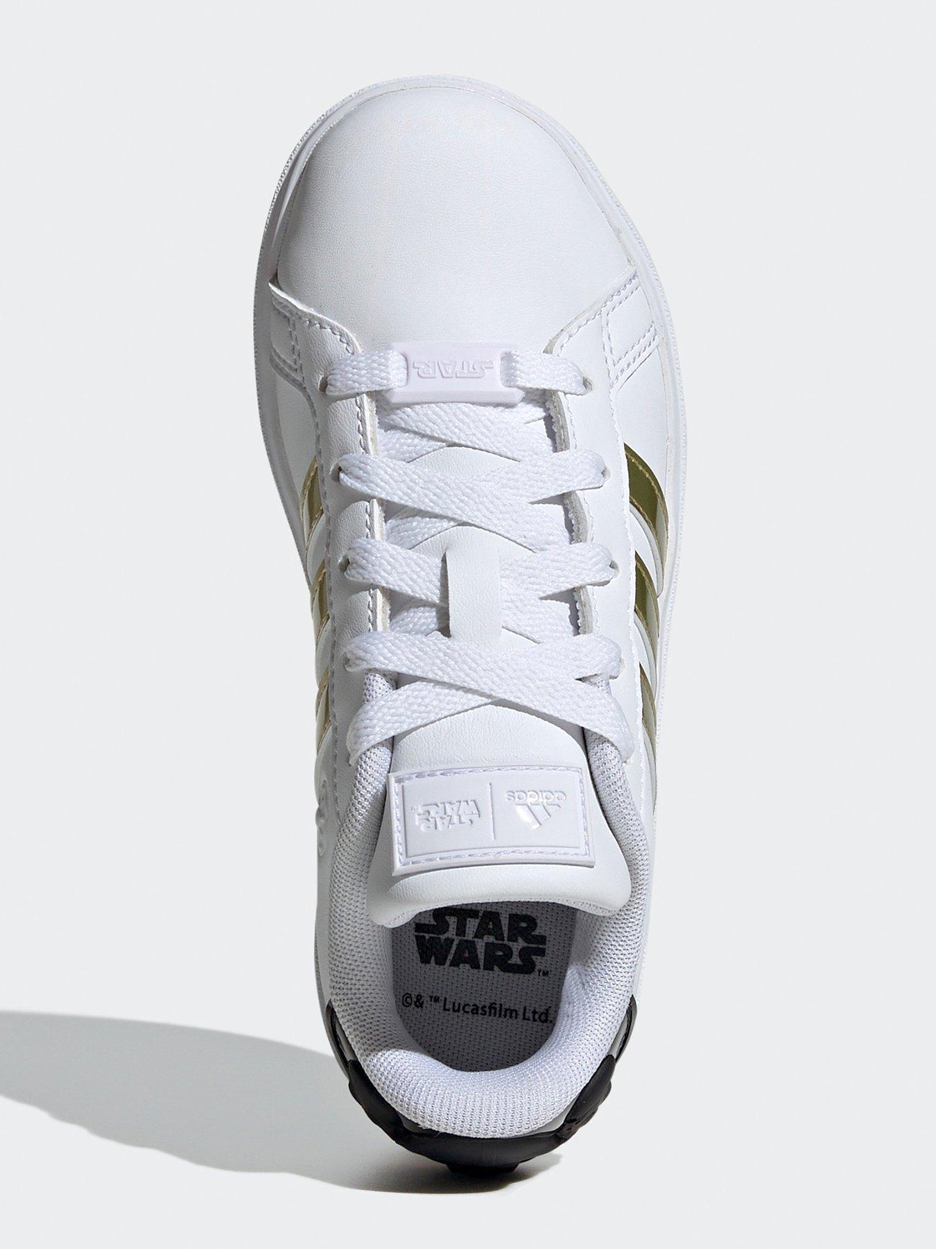 adidas-sportswear-kids-star-wars-grand-court-20-trainers-whitegoldoutfit