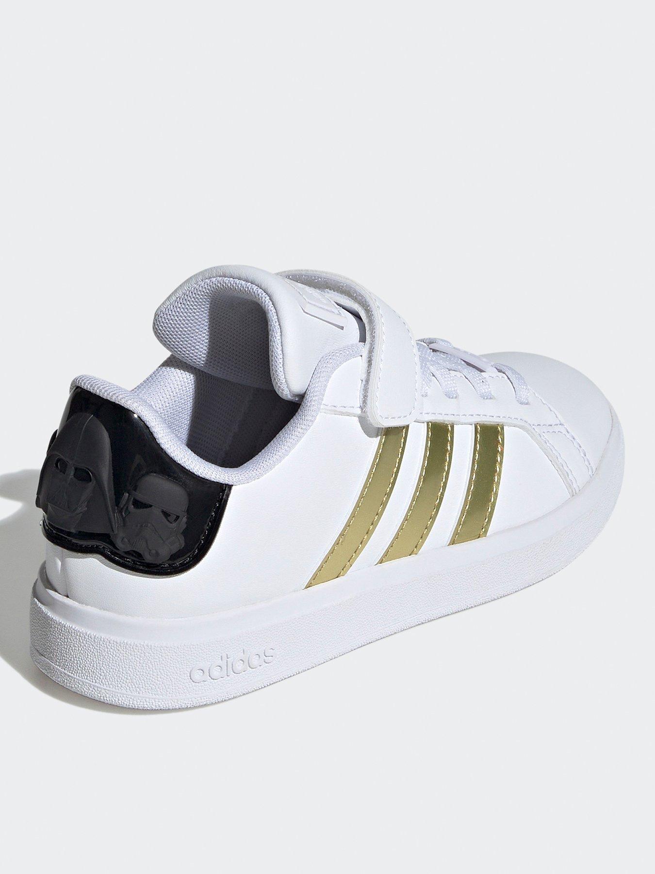 adidas-sportswear-kids-star-wars-grand-court-20-elasticated-trainers-whitegoldback