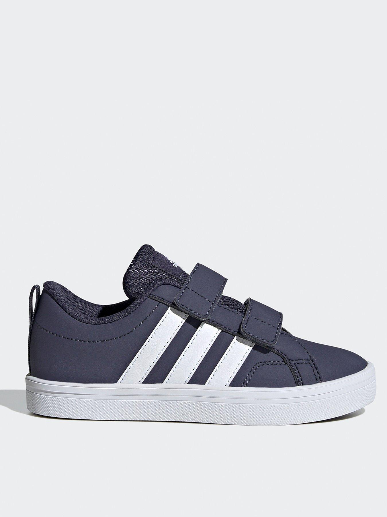 adidas Sportswear Kid's Vs Pace 2.0 Velcro Trainers - Navy/White
