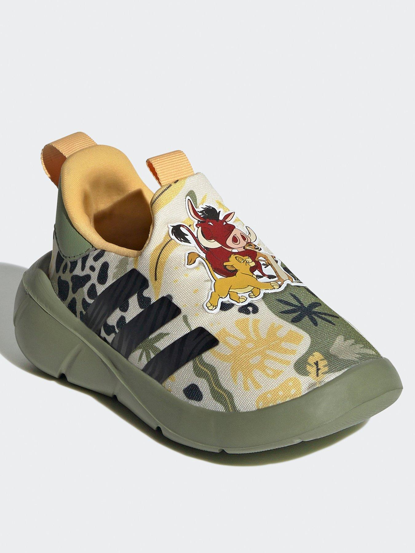 adidas-sportswear-infant-monofit-tr-lion-king-trainers-whitedark-greystillFront