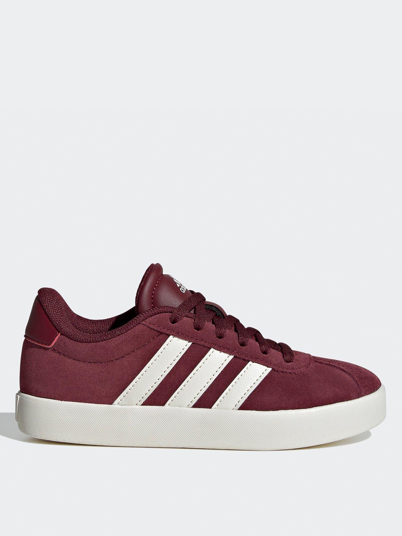 Adidas dark red shoes best sale