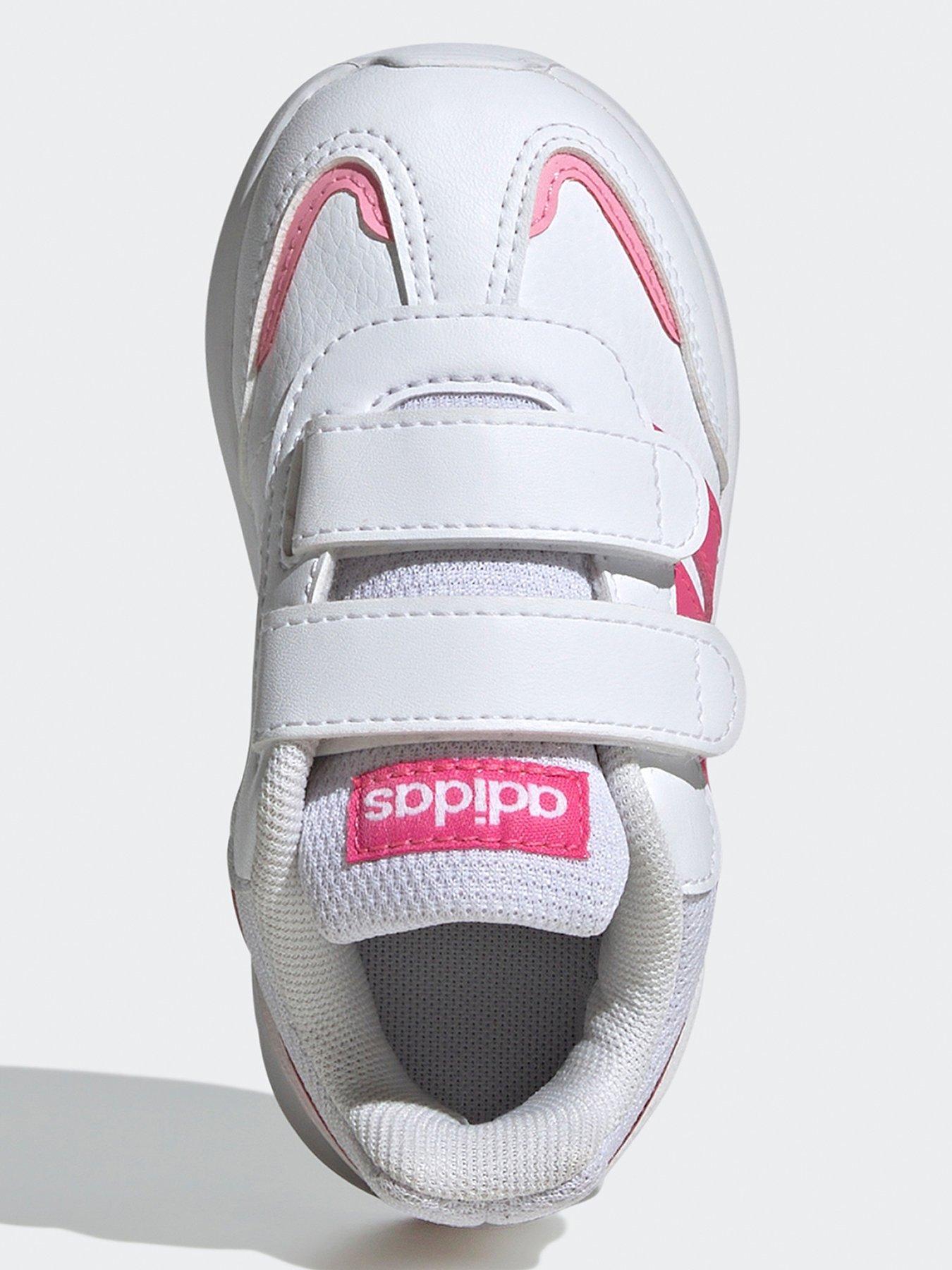 adidas-sportswear-infant-tensaur-switch-trainers-whitepinkoutfit