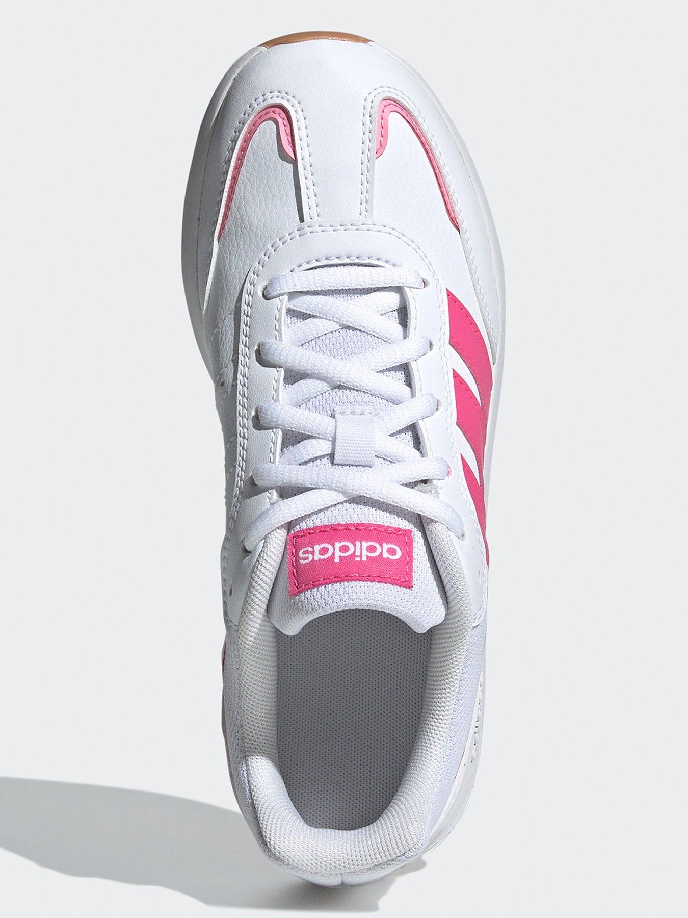 adidas-sportswear-junior-tensaur-switch-trainers-whitepinkoutfit