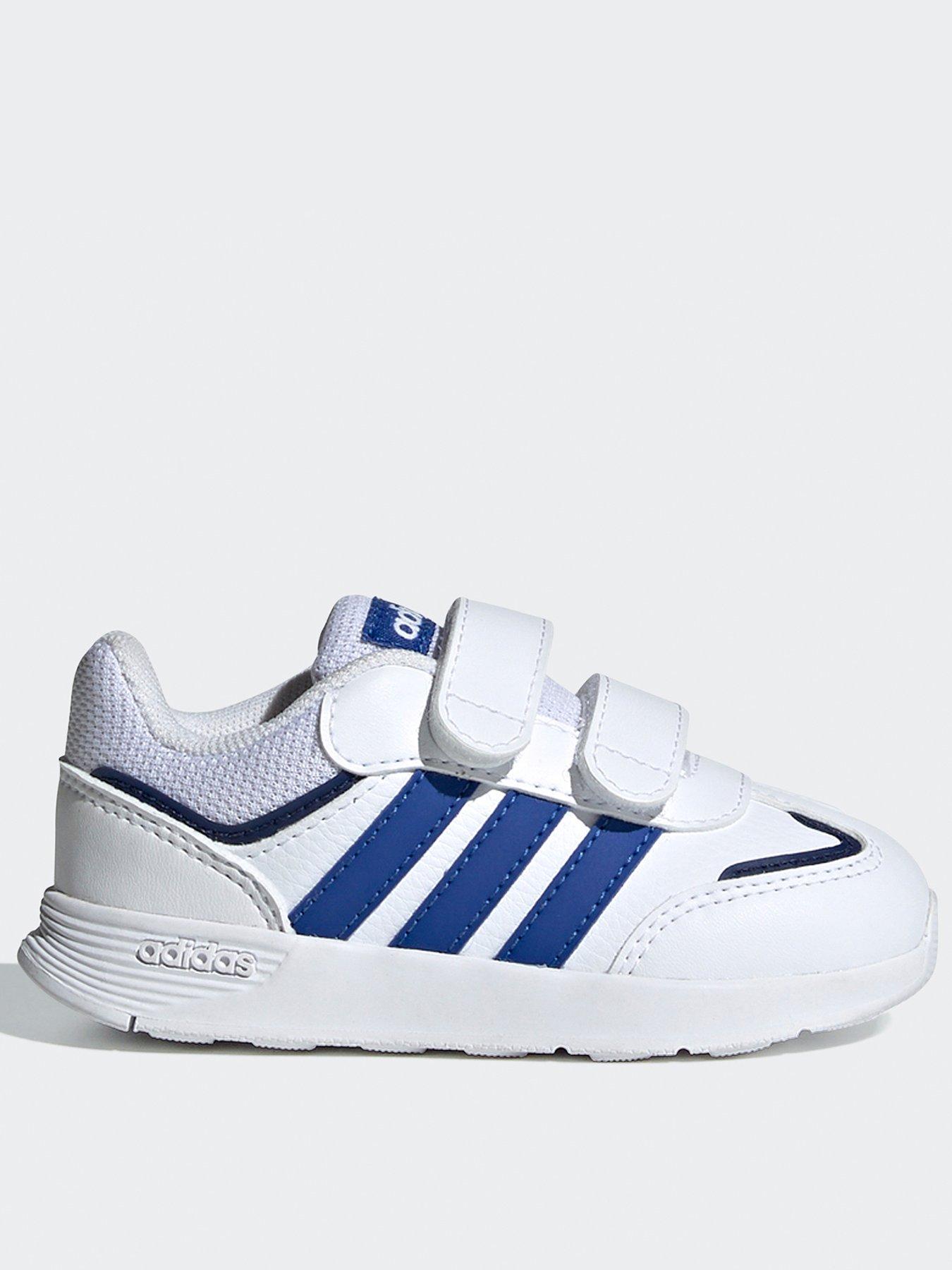 adidas-sportswear-infant-tensaur-switch-trainers-whitebluefront