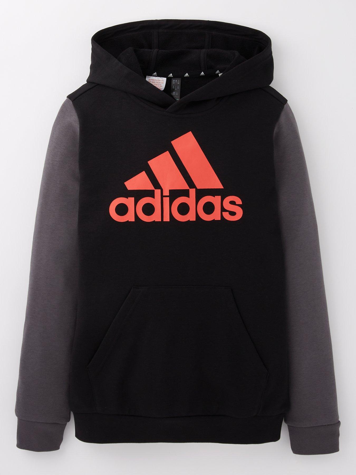 adidas-sportswear-junior-boys-essentials-big-logo-hoodie-blackfront