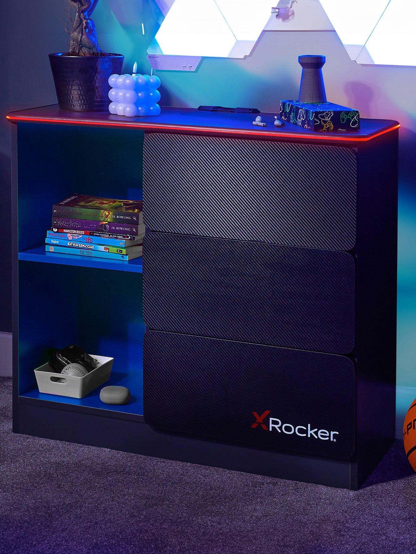 x-rocker-carbon-tek-chest-of-drawers-with-neo-fibre-led-lightingfront