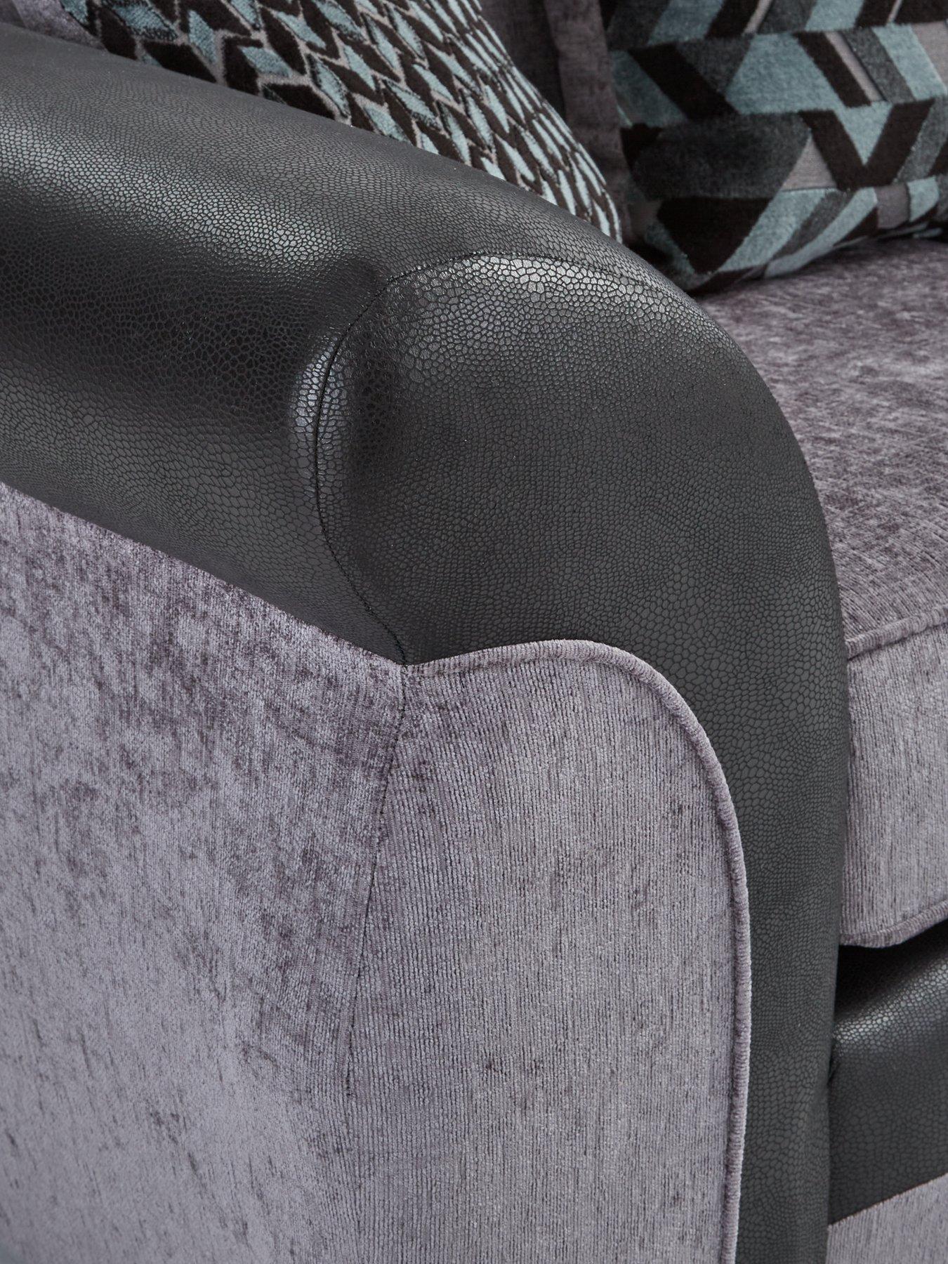 very-home-narva-fabricfaux-leather-2-seater-sofadetail