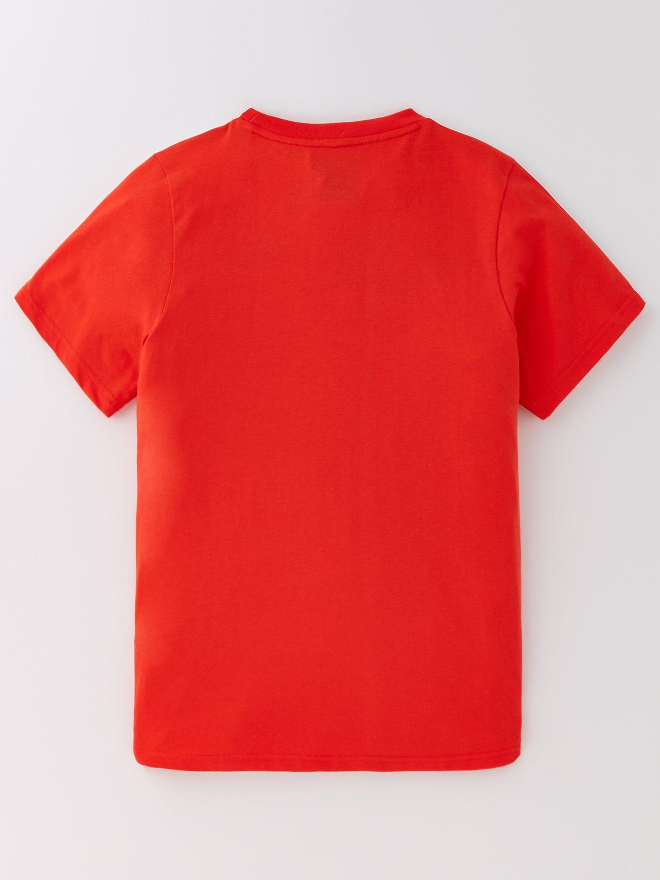 adidas-sportswear-junior-boys-essentials-3-stripe-t-shirt-redback