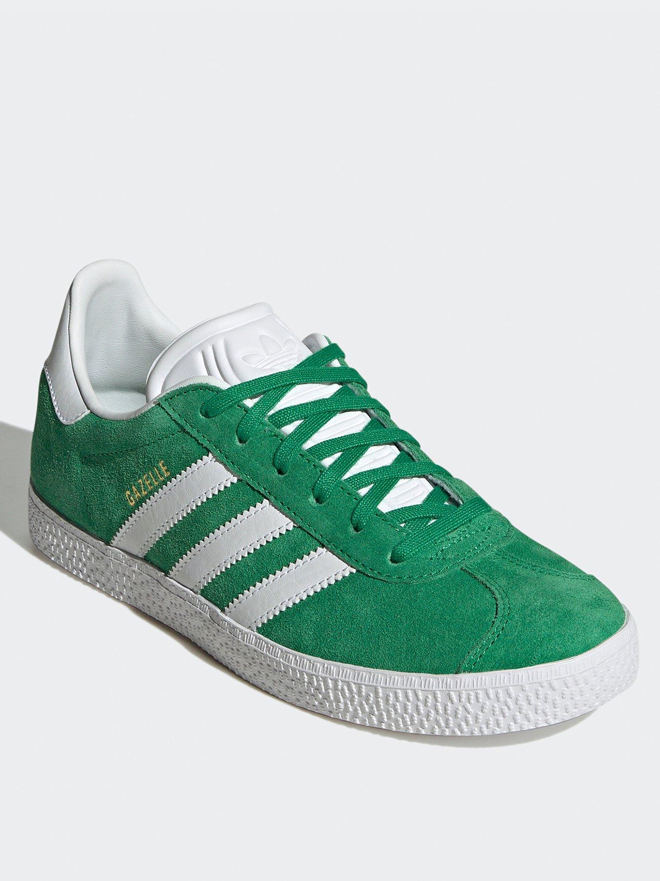 adidas-originals-older-unisex-gazelle-trainers-greenstillFront