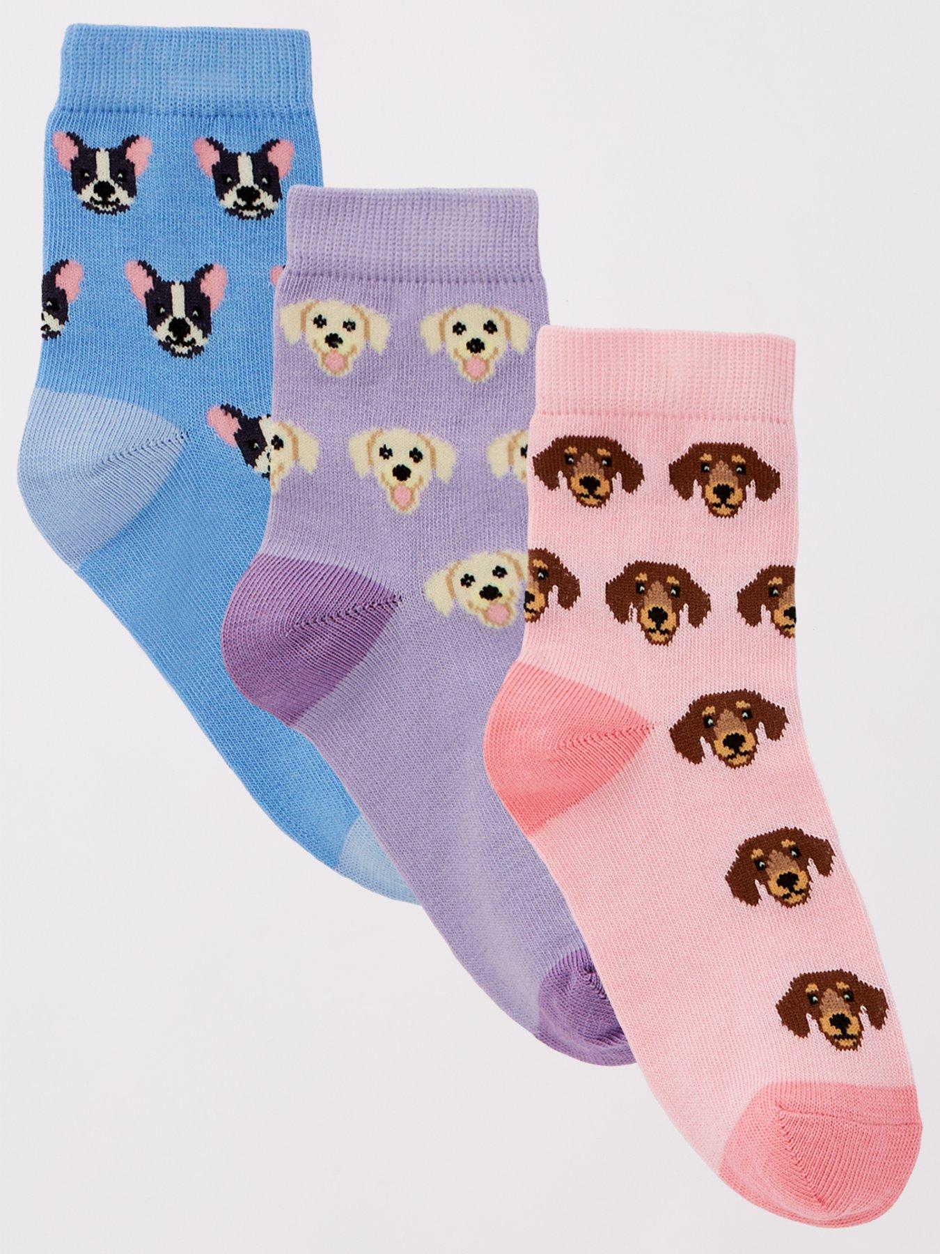 v-by-very-girls-3-pack-dog-socks-multi