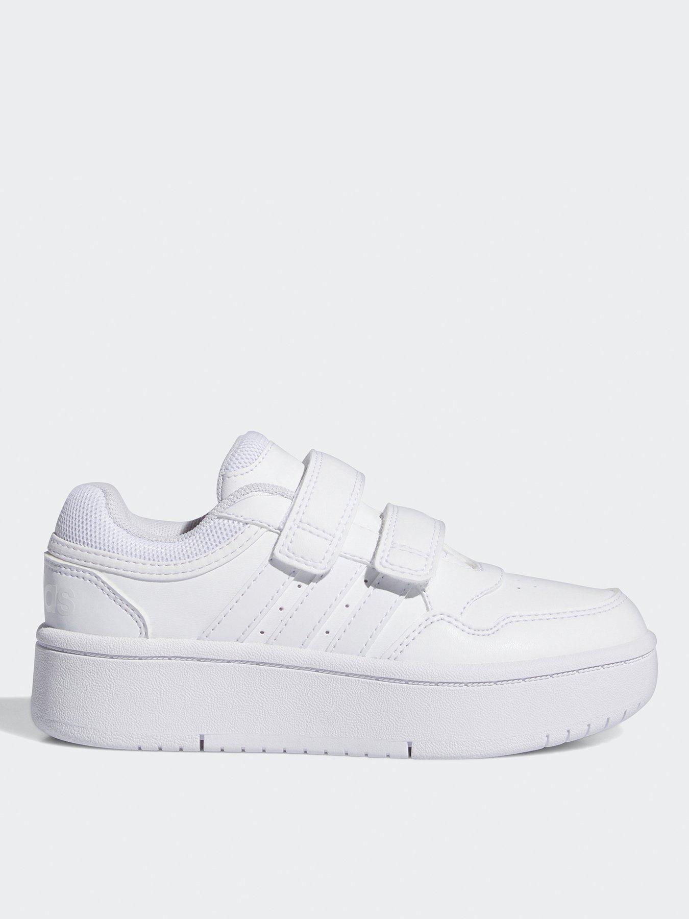 adidas-sportswear-kids-hoops-30-bold-velcro-trainers-whitefront