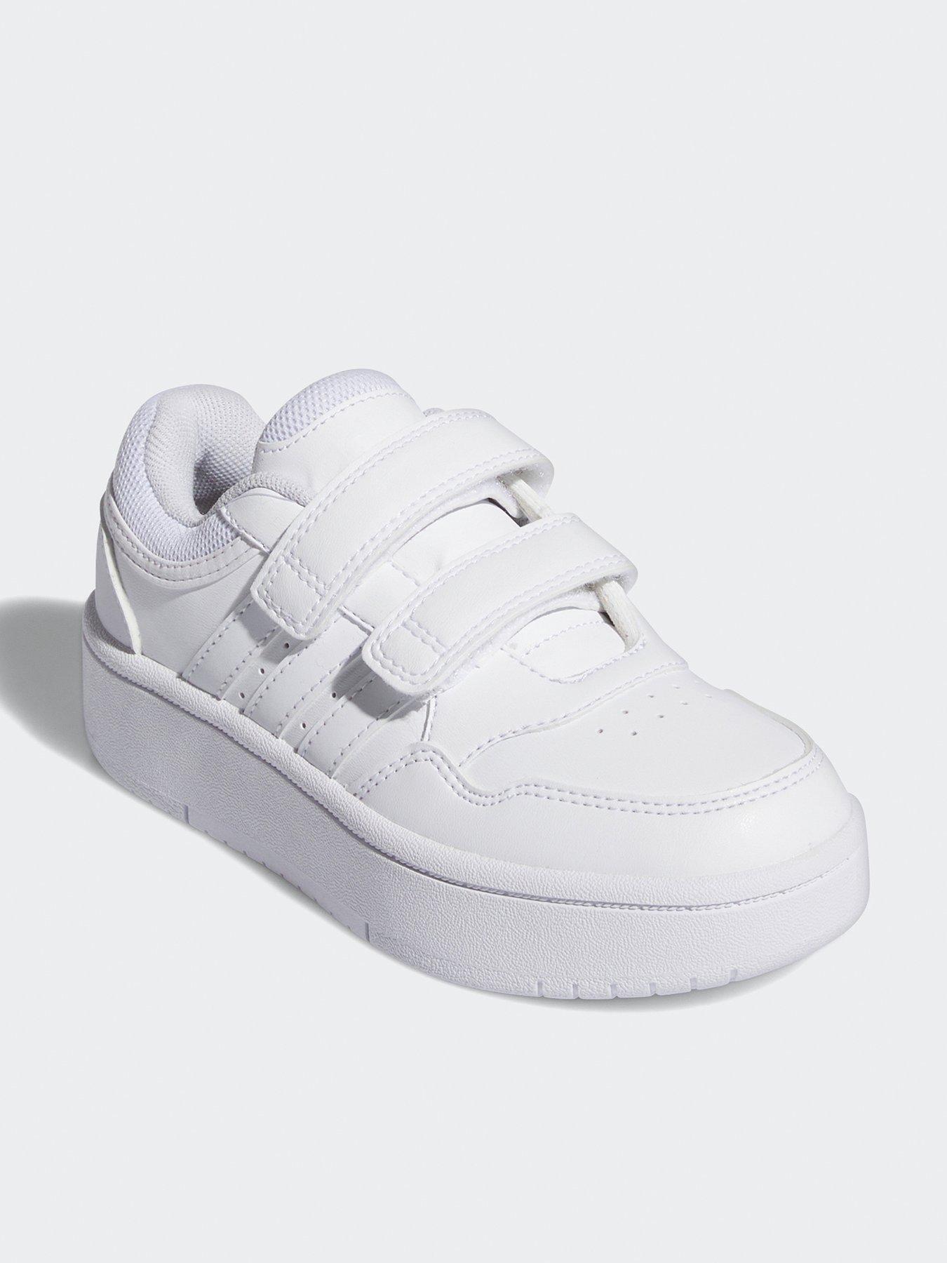 adidas-sportswear-kids-hoops-30-bold-velcro-trainers-whitestillFront