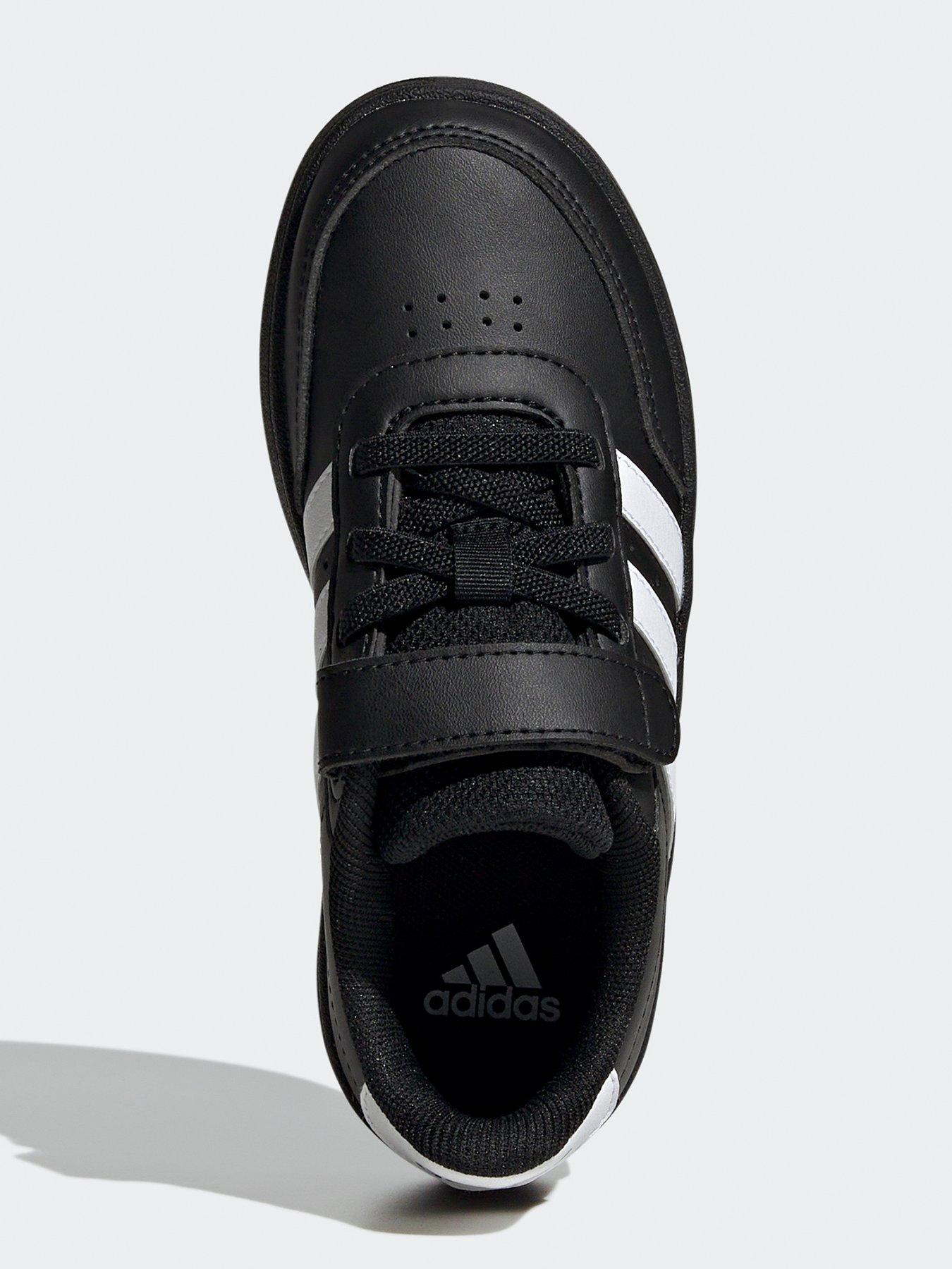 adidas-sportswear-kids-breaknet-20-elasticated-trainers-blackwhiteoutfit