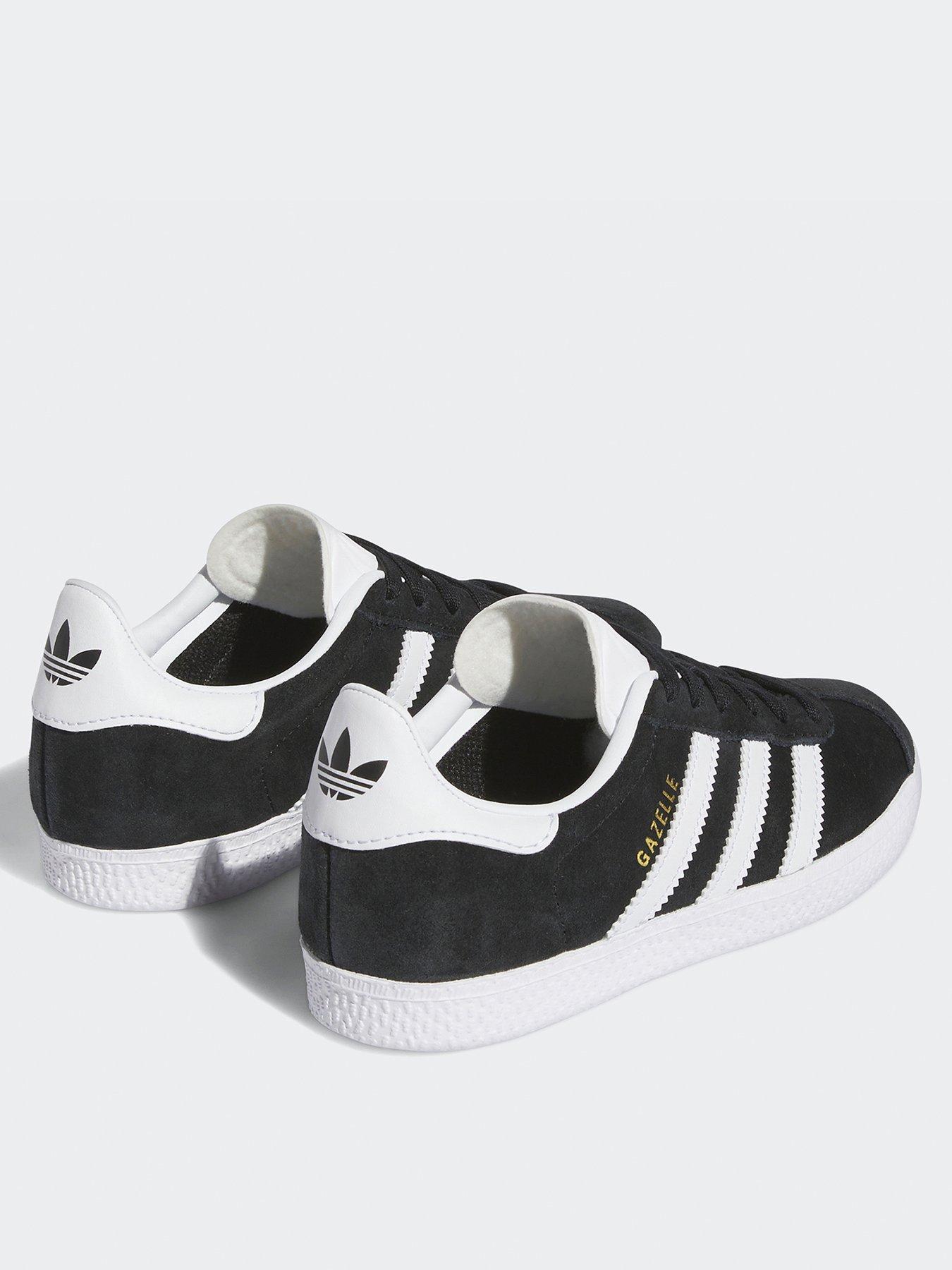 adidas-originals-kids-unisex-gazelle-trainers-blackwhiteback