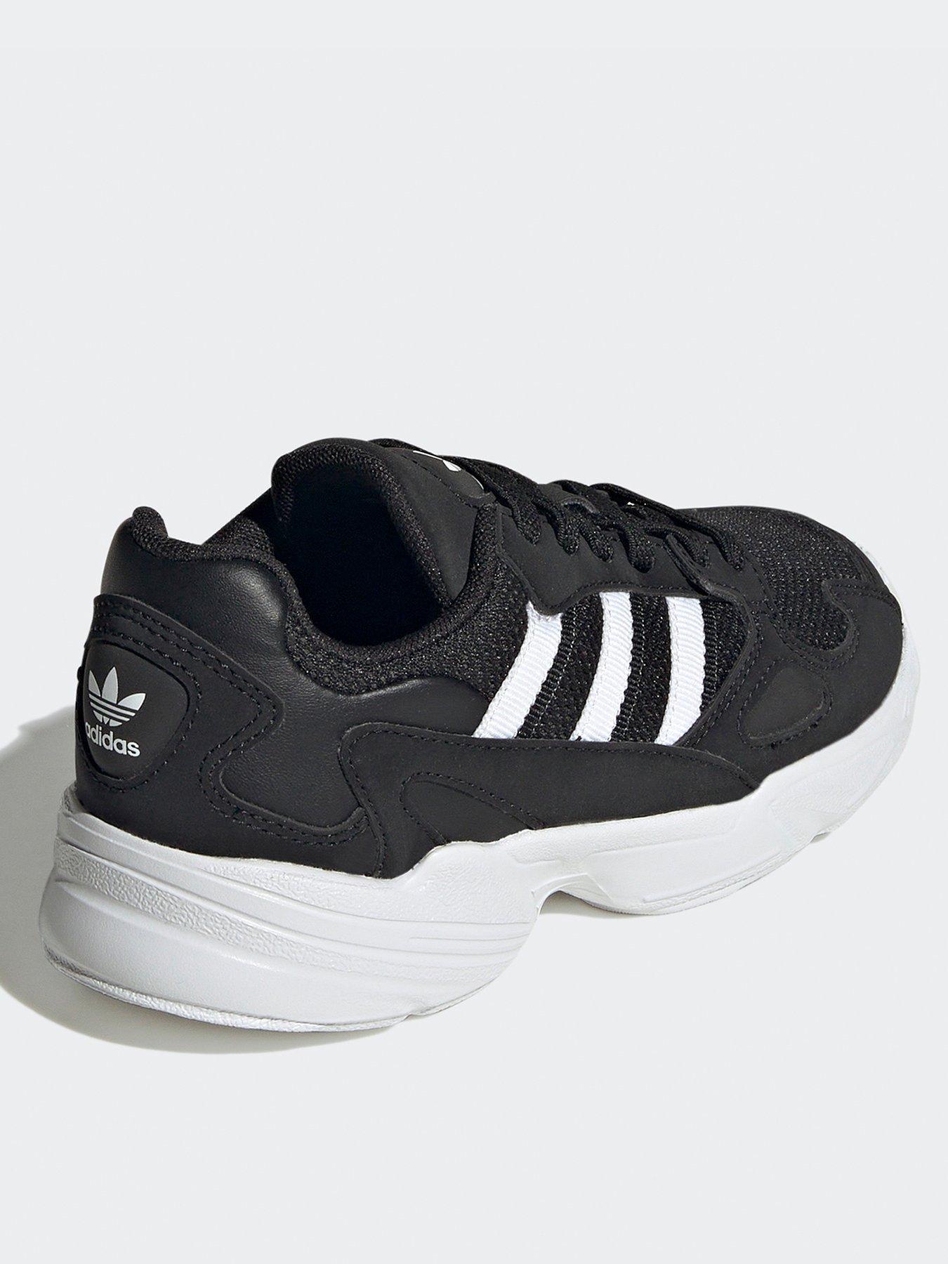 adidas Originals Kids Unisex Falcon Elastic Trainers Black White Very Ireland