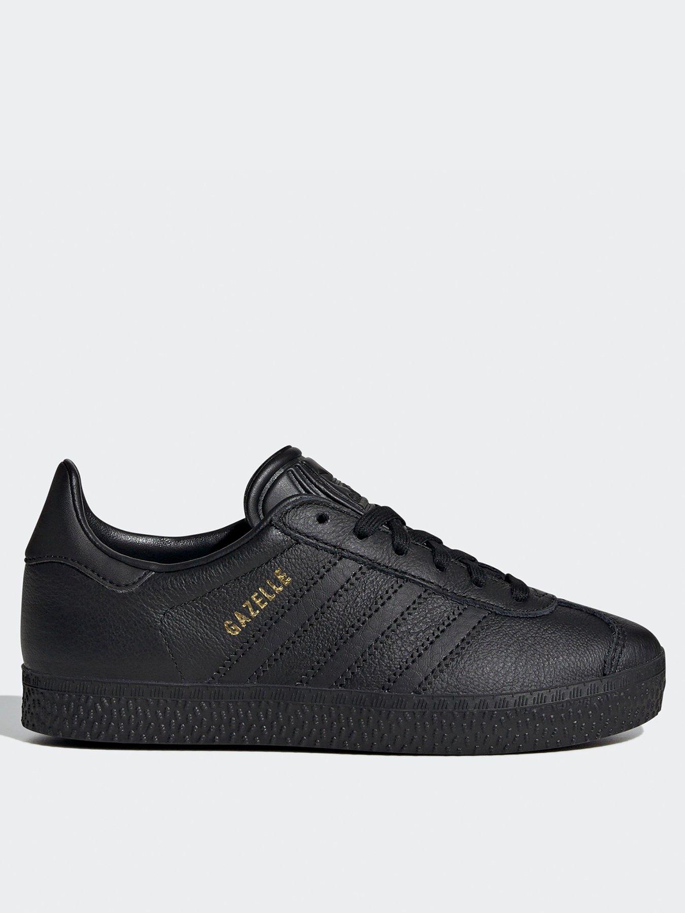 Image 1 of 7 of adidas Originals Unisex Kids Gazelle Trainers - Black