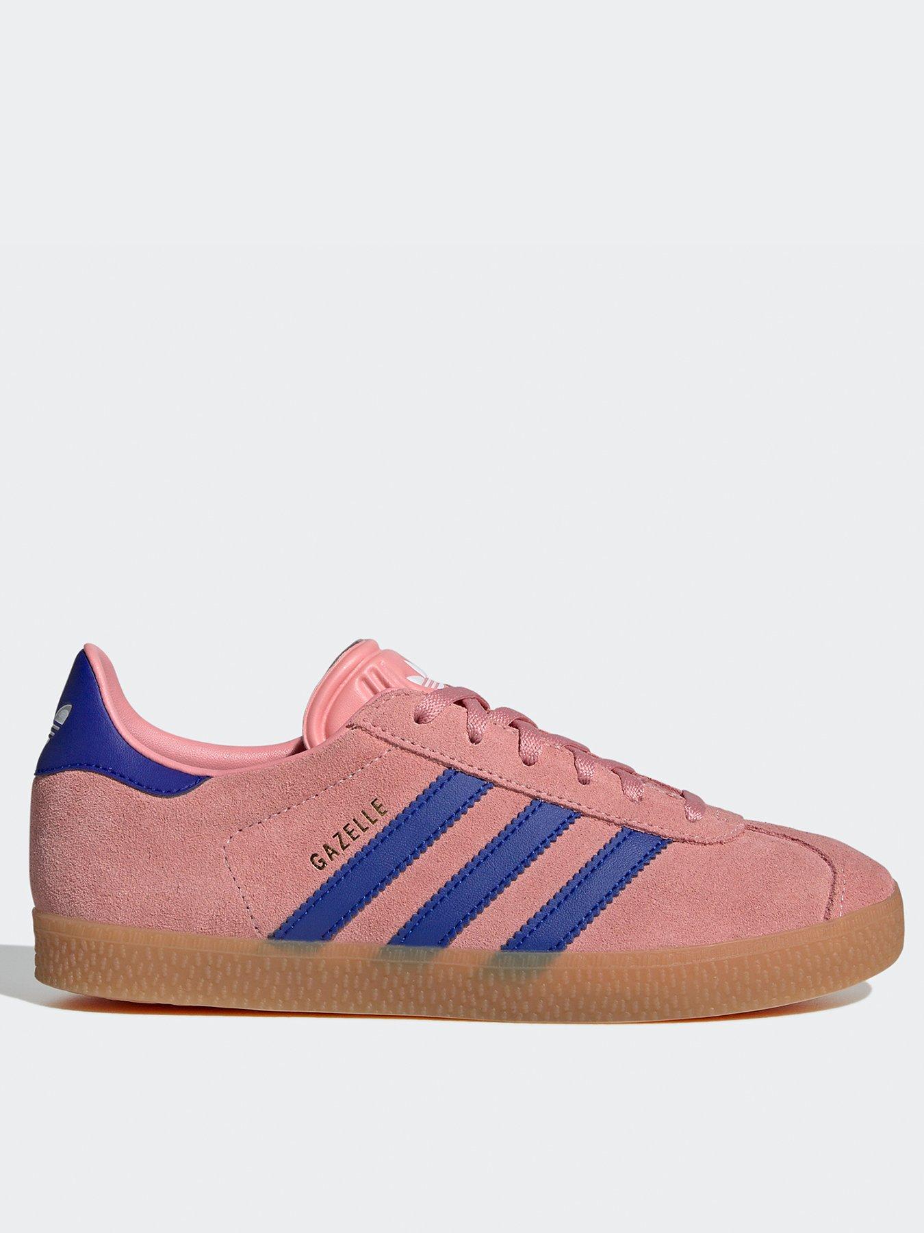 adidas-originals-older-unisex-gazelle-trainers-pinkfront